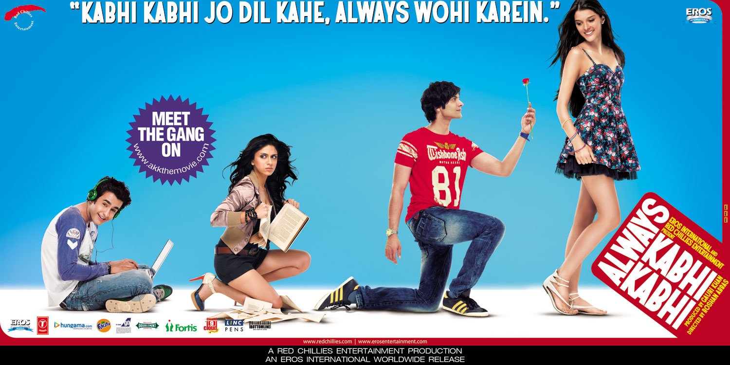 Extra Large Movie Poster Image for Always Kabhi Kabhi (#4 of 6)