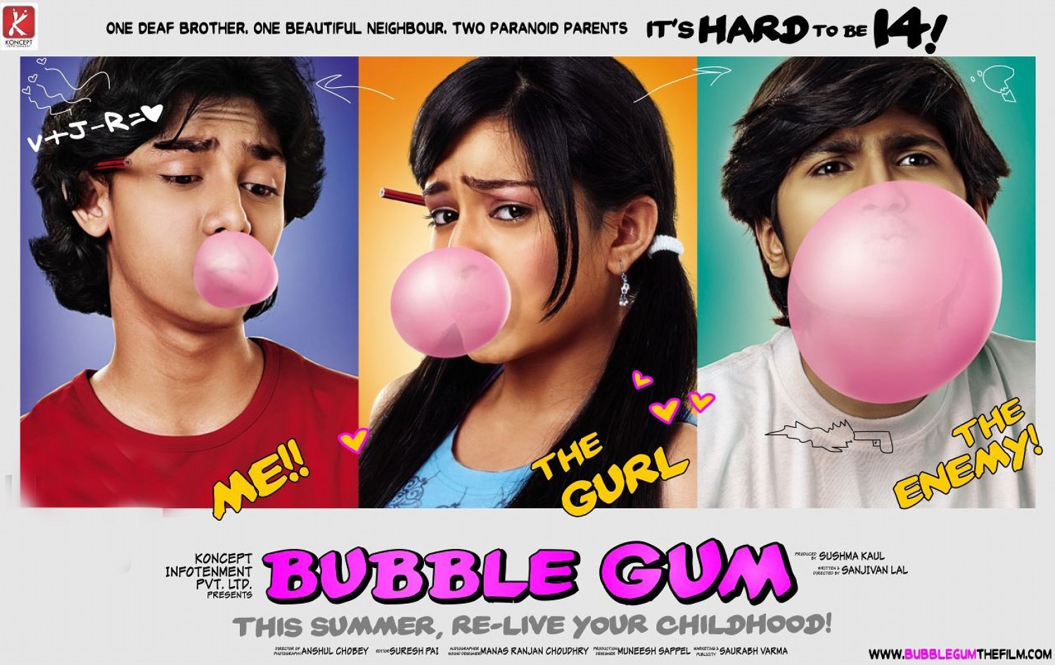 Extra Large Movie Poster Image for Bubble Gum (#2 of 3)