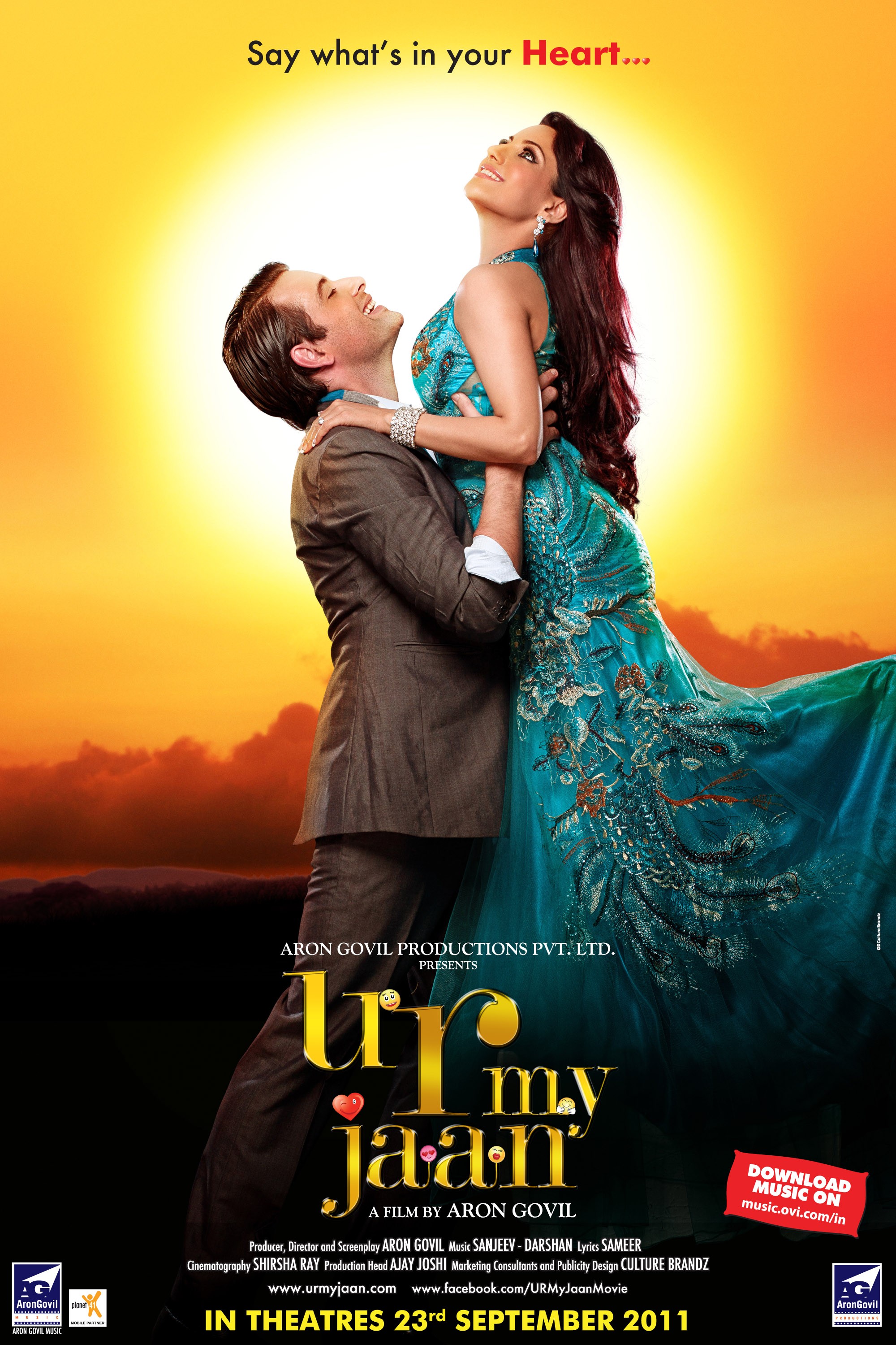 Mega Sized Movie Poster Image for U R My Jaan (#4 of 6)