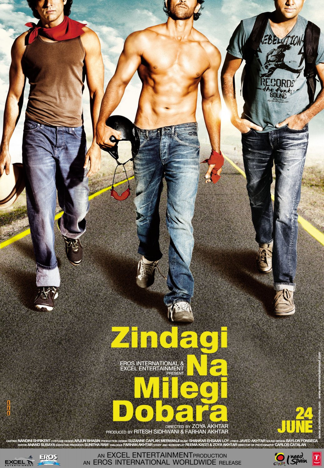 Extra Large Movie Poster Image for Zindagi Na Milegi Dobara (#1 of 5)