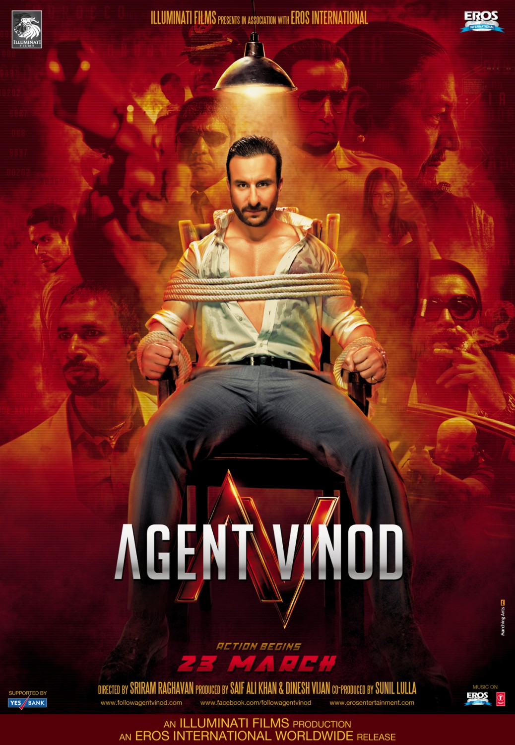 Extra Large Movie Poster Image for Agent Vinod (#4 of 9)