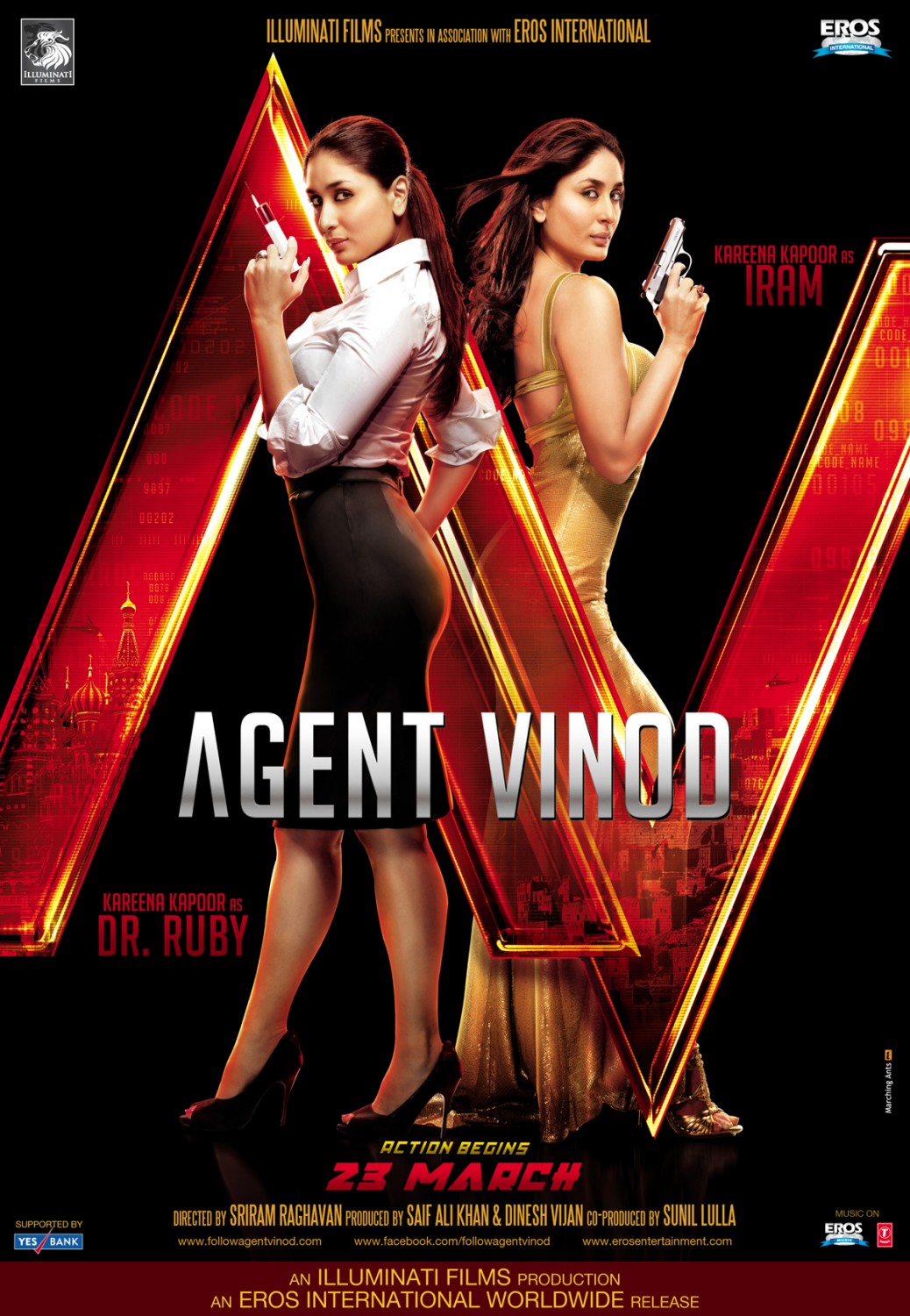 Extra Large Movie Poster Image for Agent Vinod (#6 of 9)