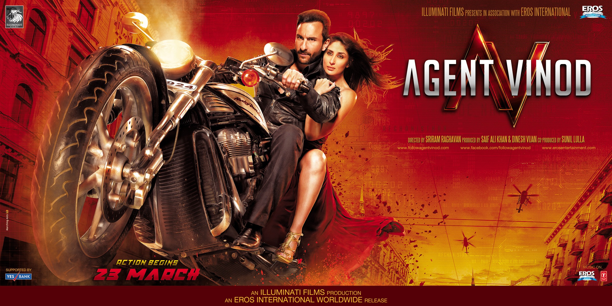 Mega Sized Movie Poster Image for Agent Vinod (#9 of 9)