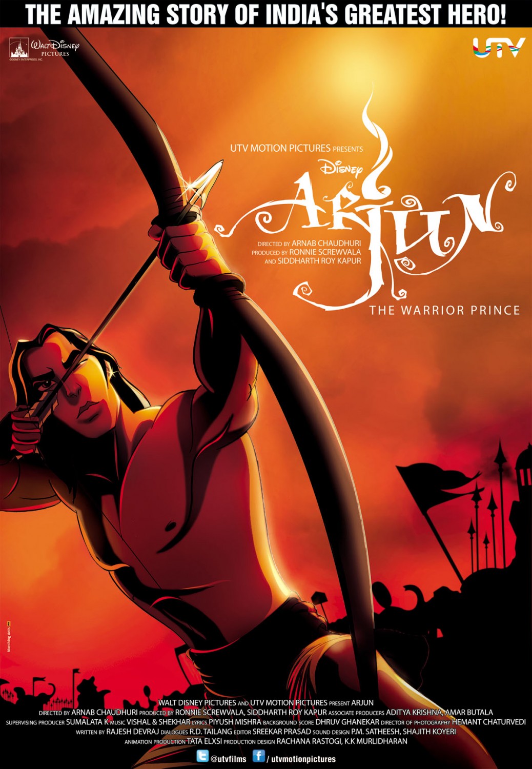 Extra Large Movie Poster Image for Arjun: The Warrior Prince (#2 of 2)