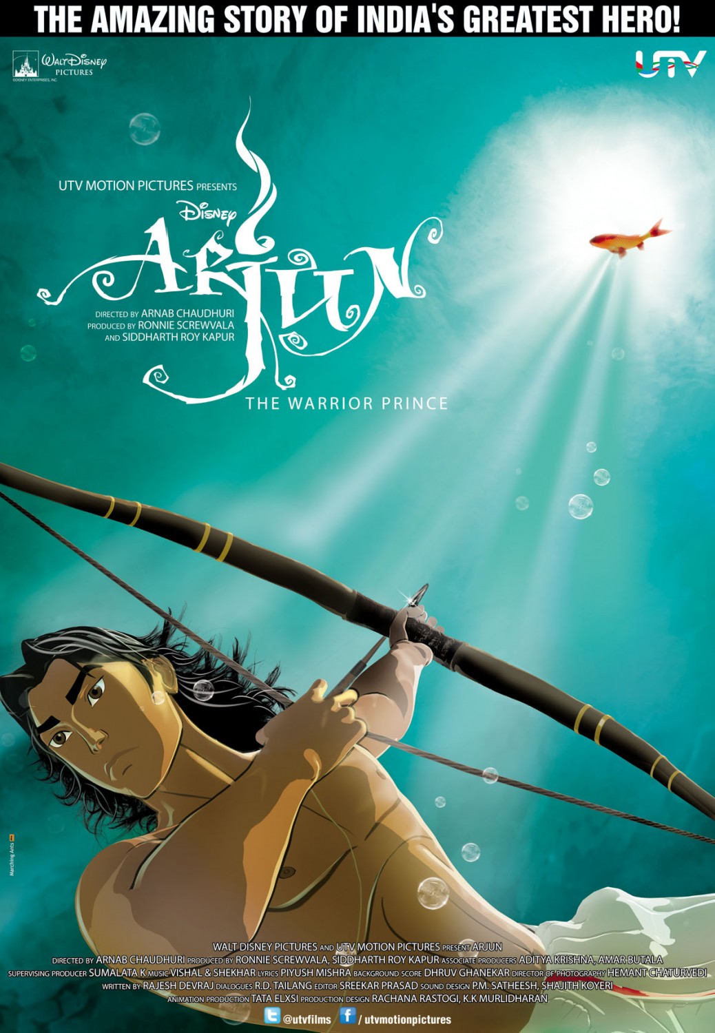 Extra Large Movie Poster Image for Arjun: The Warrior Prince (#1 of 2)