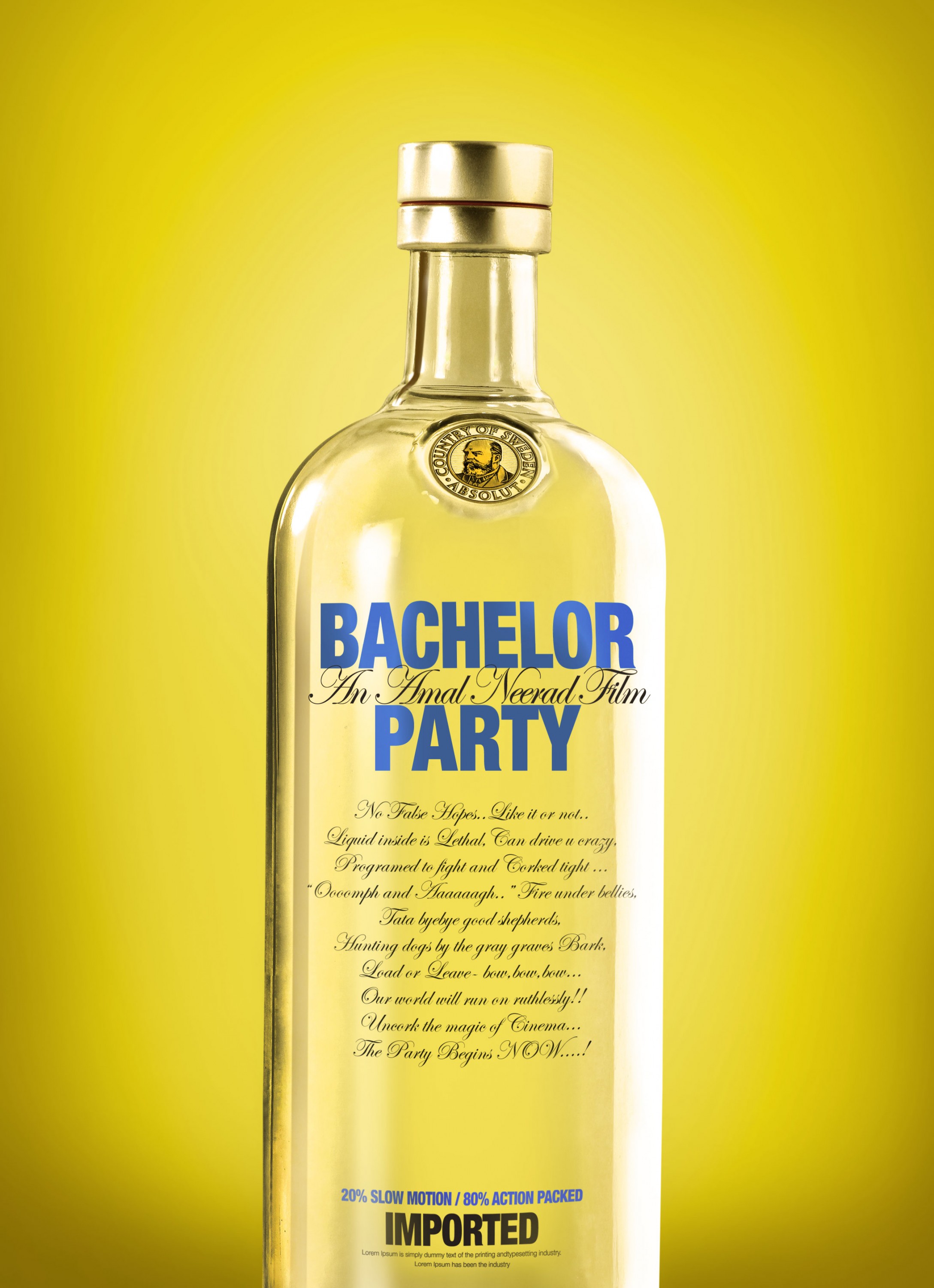 Mega Sized Movie Poster Image for Bachelor Party (#1 of 19)