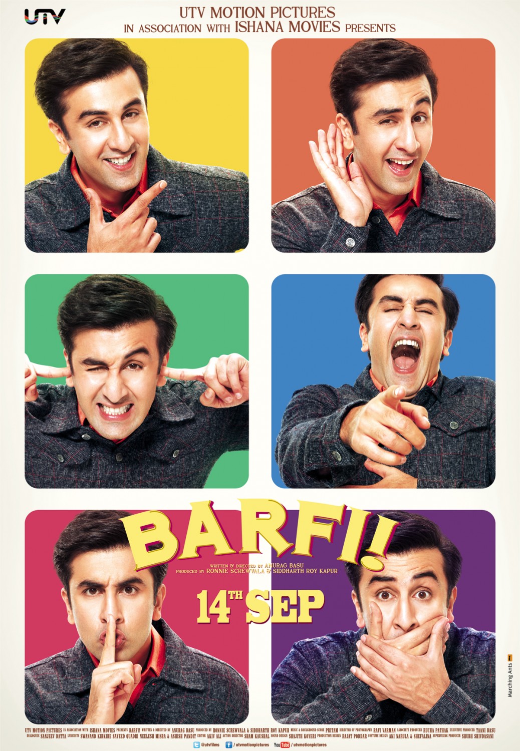 Extra Large Movie Poster Image for Barfi! (#1 of 5)