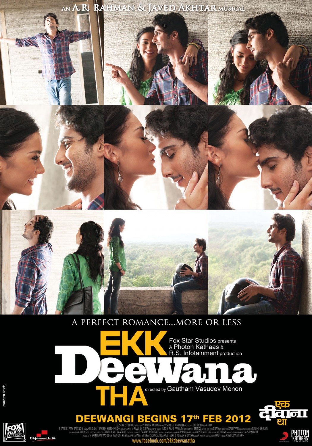 Extra Large Movie Poster Image for Ekk Deewana Tha (#2 of 2)