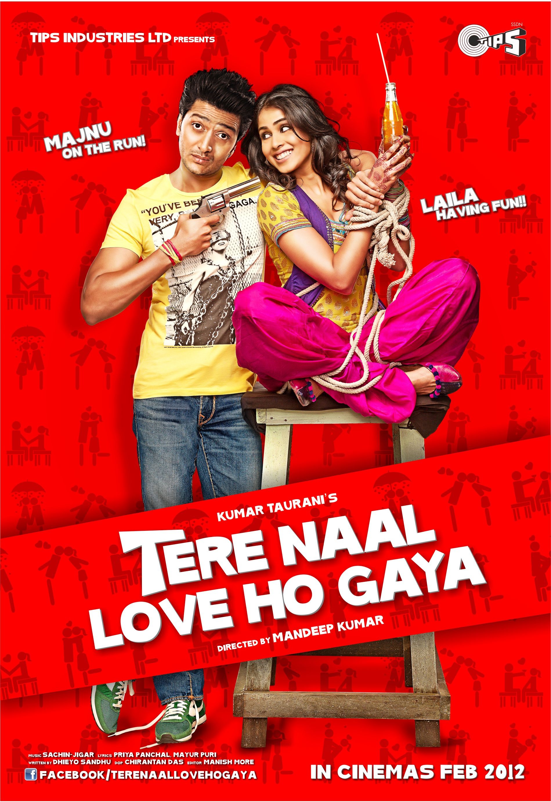 Mega Sized Movie Poster Image for Tere Naal Love Ho Gaya (#2 of 5)
