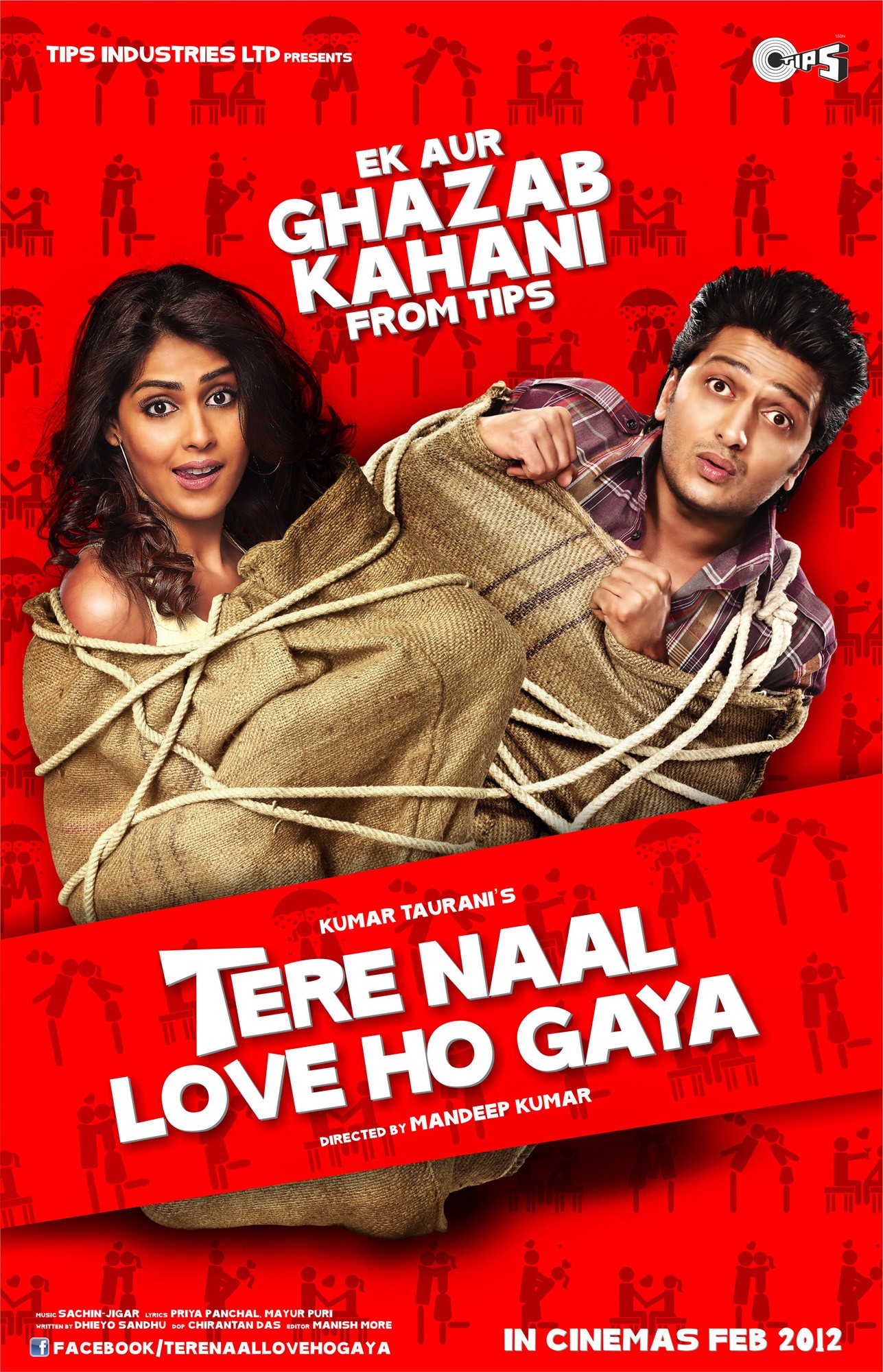Mega Sized Movie Poster Image for Tere Naal Love Ho Gaya (#1 of 5)