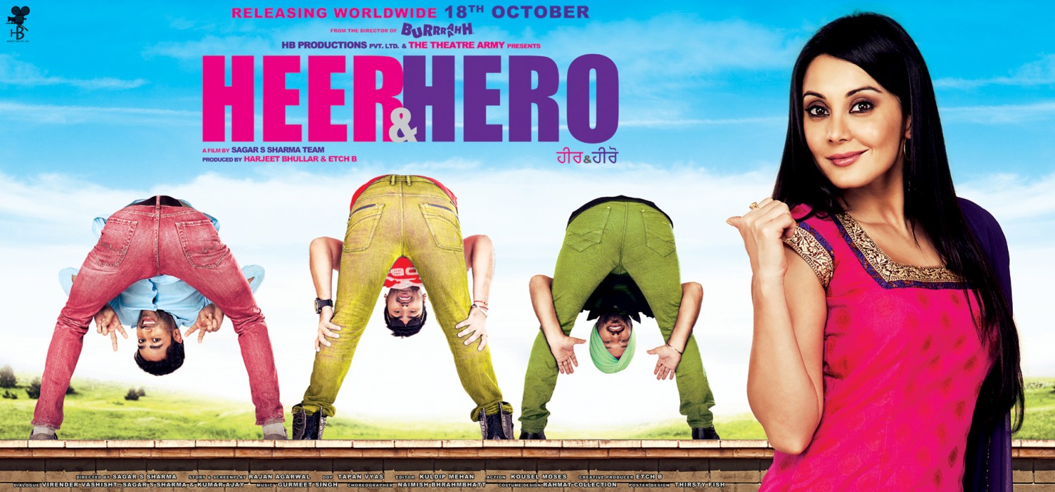 Extra Large Movie Poster Image for Heer & Hero (#1 of 7)