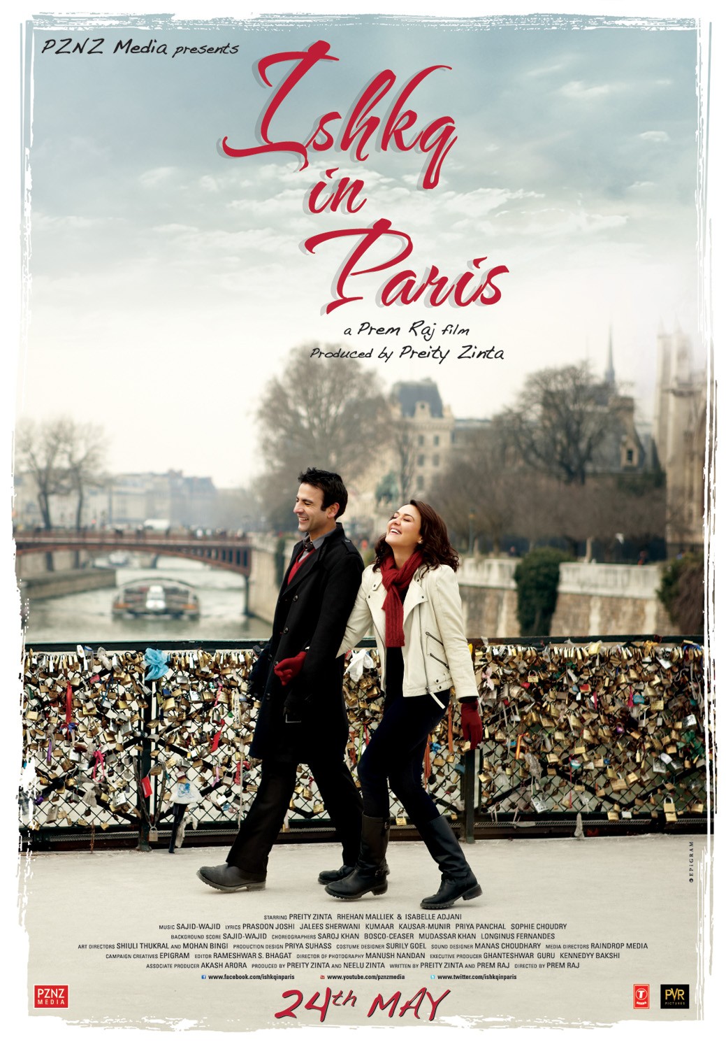 Extra Large Movie Poster Image for Ishkq in Paris (#1 of 4)