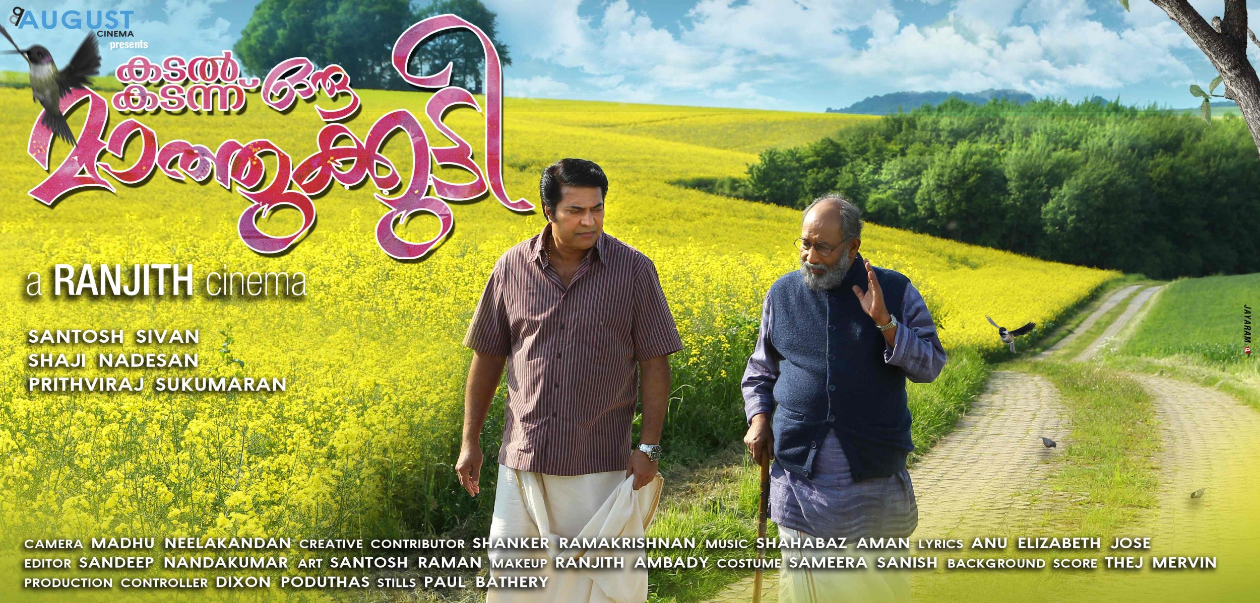 Mega Sized Movie Poster Image for Kadal Kadannu Oru Mathukutty (#7 of 11)
