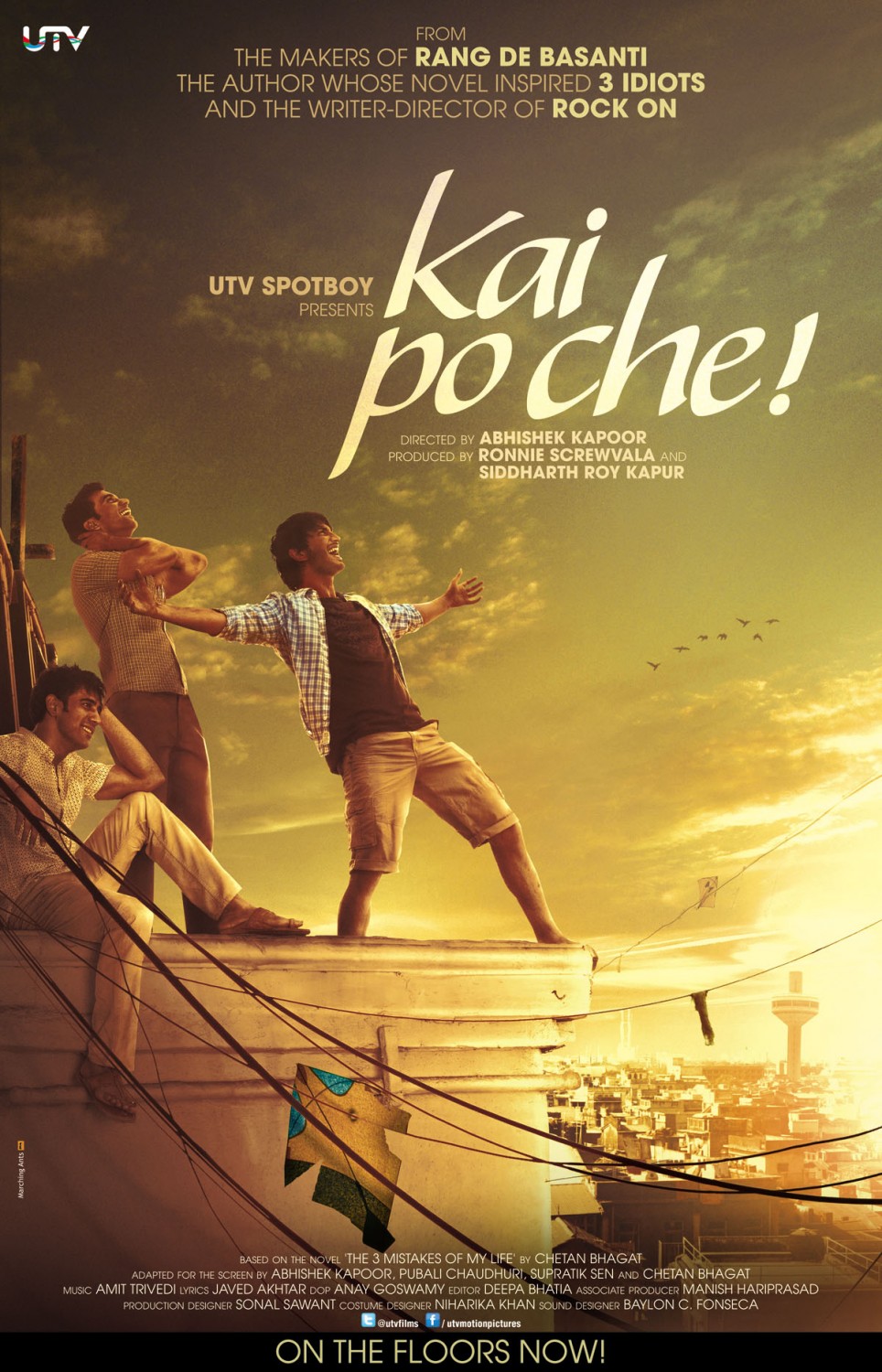 Extra Large Movie Poster Image for Kai po che! 