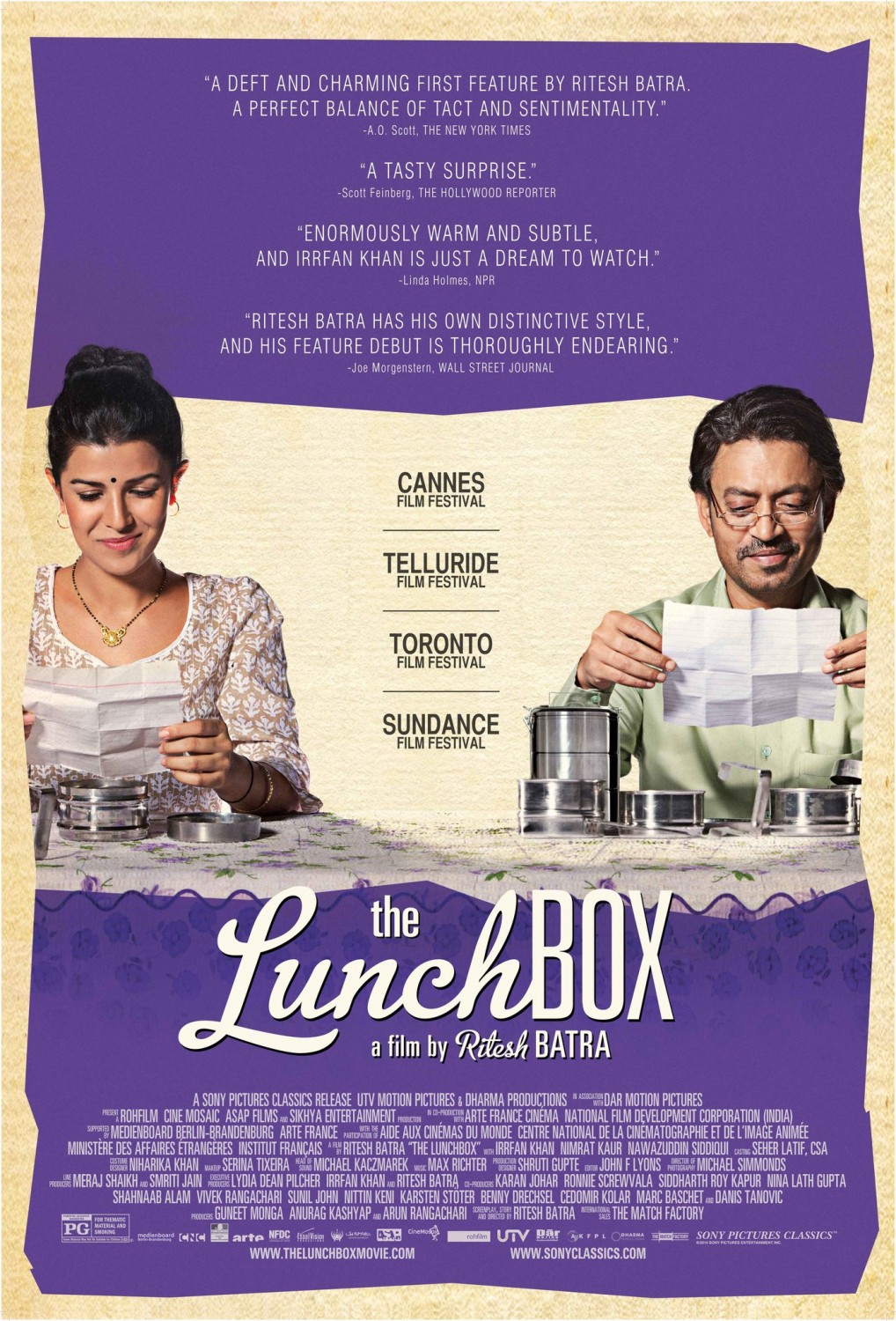 Extra Large Movie Poster Image for The Lunchbox (#3 of 4)