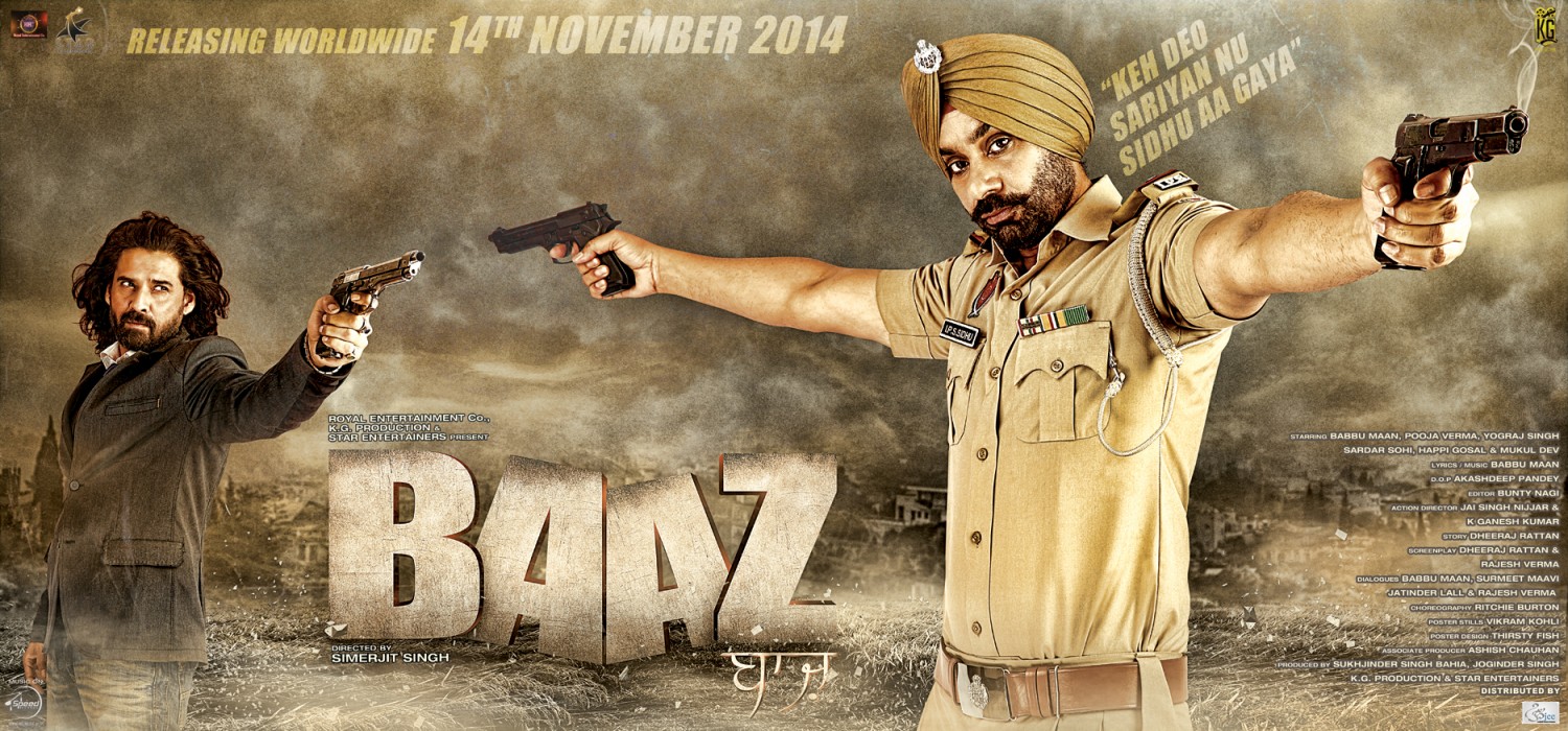 Extra Large Movie Poster Image for Baaz (#4 of 4)
