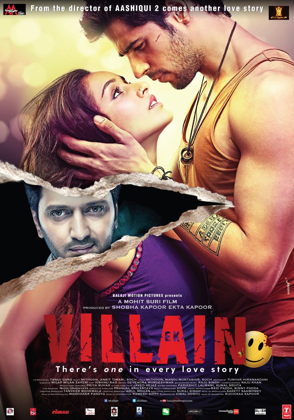 Extra Large Movie Poster Image for Ek Villain (#3 of 4)