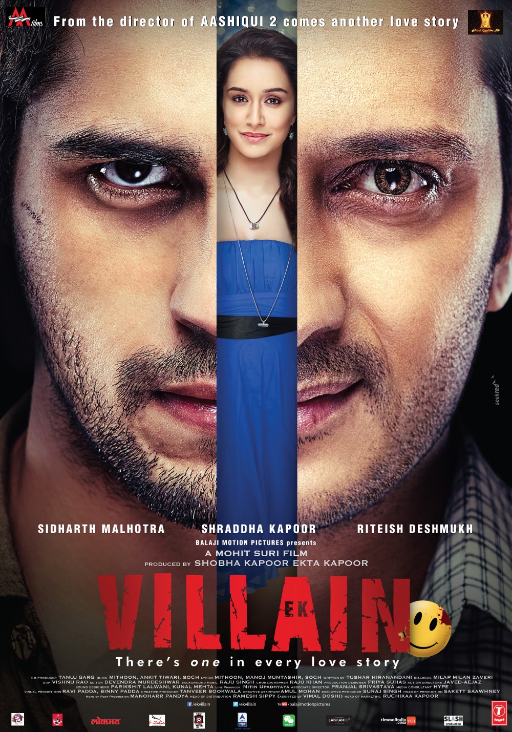 Extra Large Movie Poster Image for Ek Villain (#1 of 4)