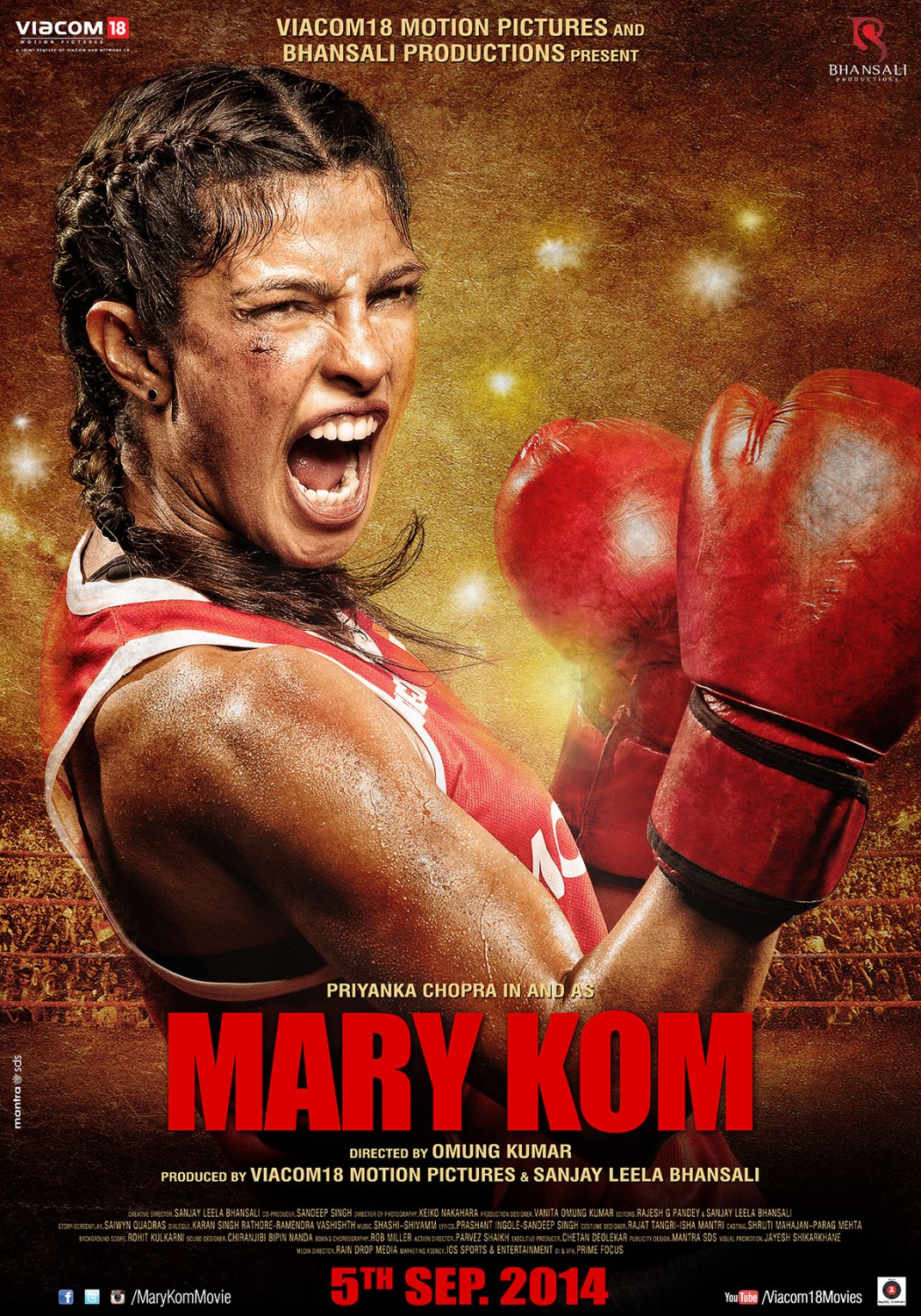 Extra Large Movie Poster Image for Mary Kom (#1 of 3)