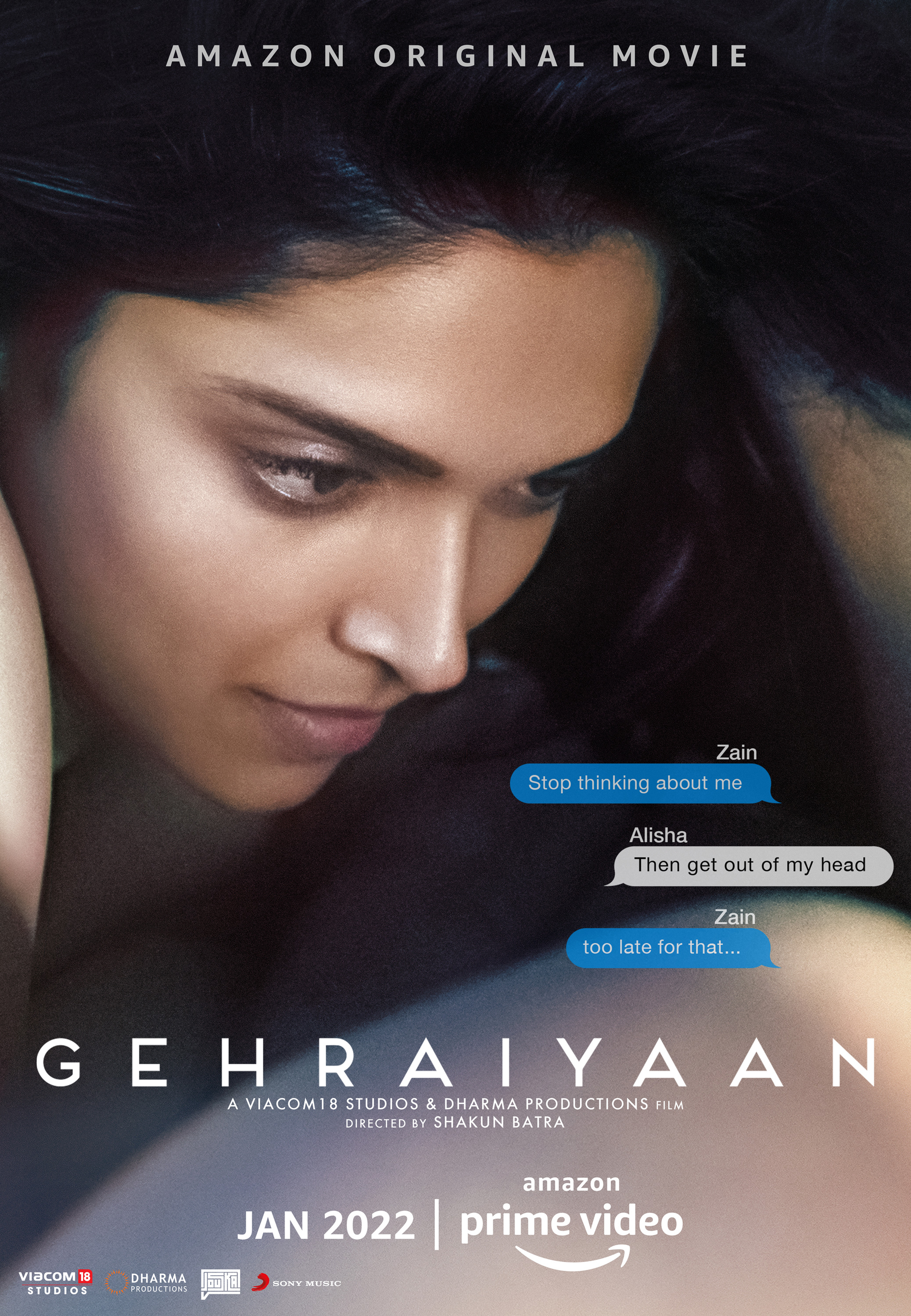 Mega Sized Movie Poster Image for Gehraiyaan (#1 of 18)