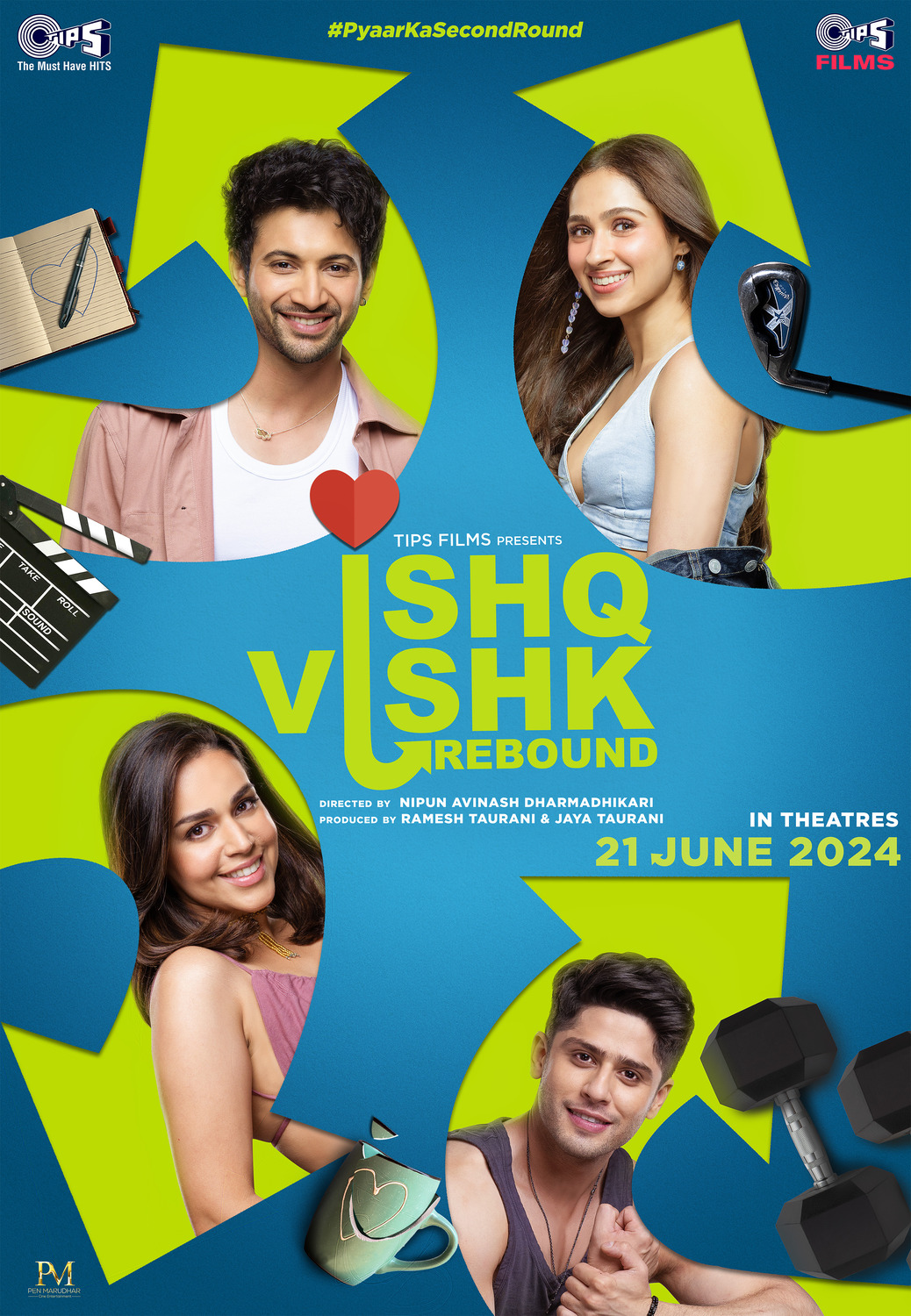 Extra Large Movie Poster Image for Ishq Vishk Rebound (#3 of 7)