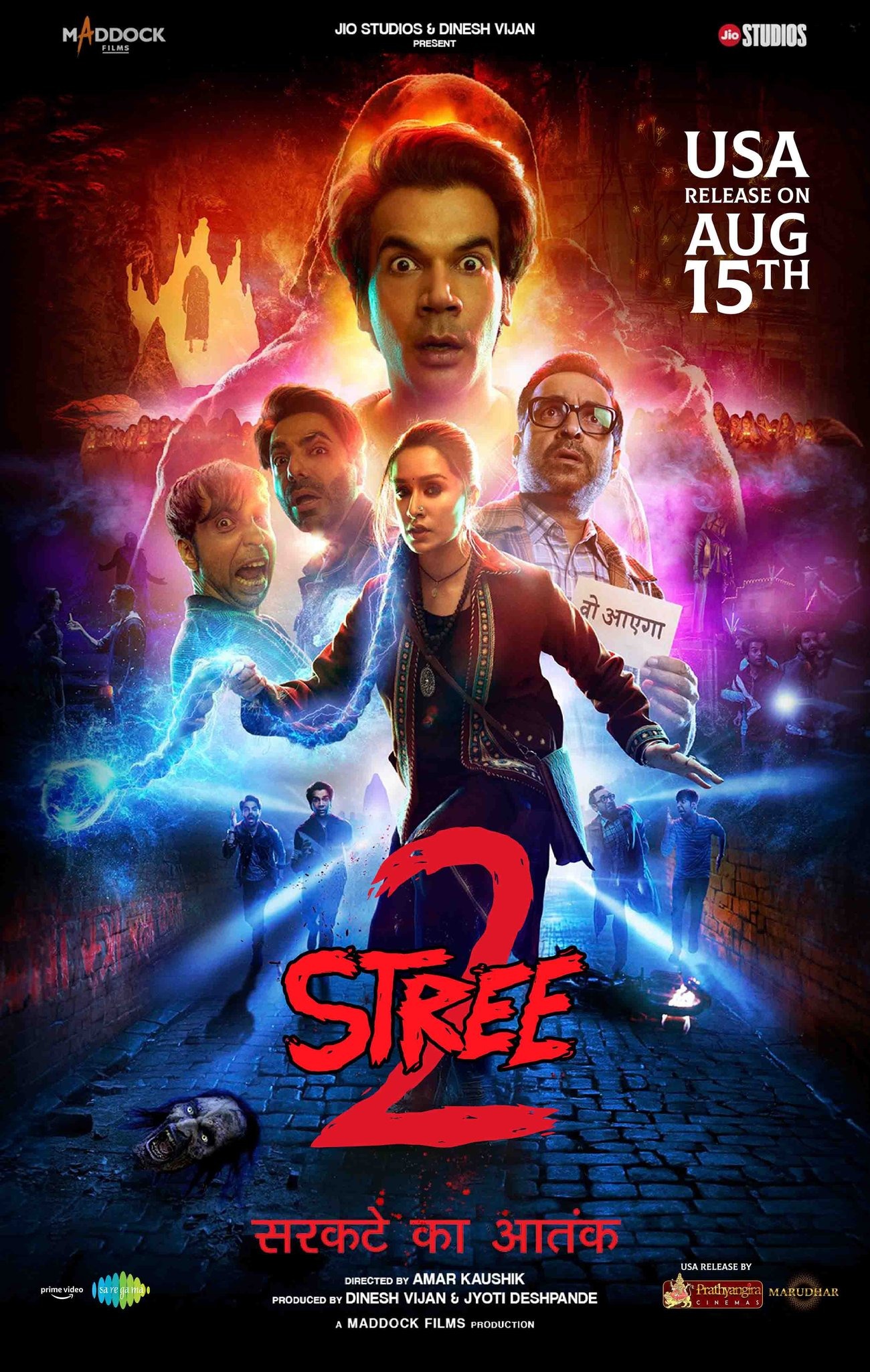 Mega Sized Movie Poster Image for Stree 2: Sarkate Ka Aatank 