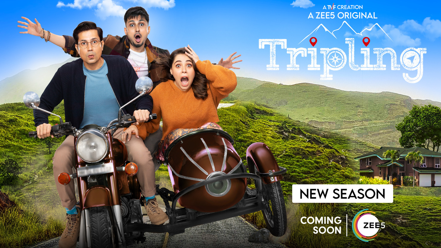 Extra Large TV Poster Image for TVF Tripling (#4 of 6)