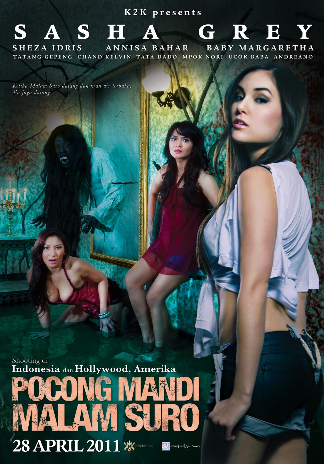 Extra Large Movie Poster Image for Pocong mandi goyang pinggul 