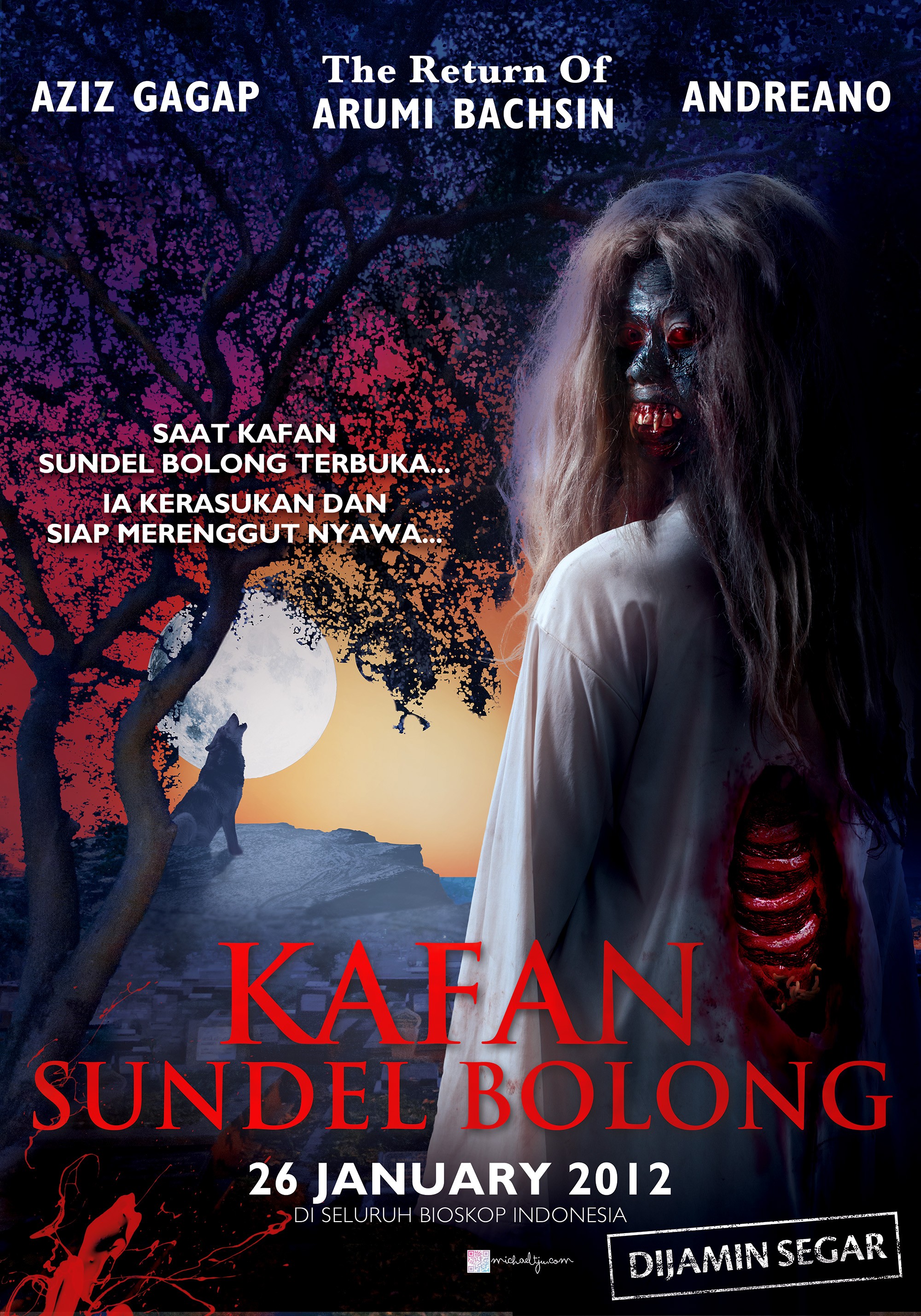 Mega Sized Movie Poster Image for Kafan sundel bolong 