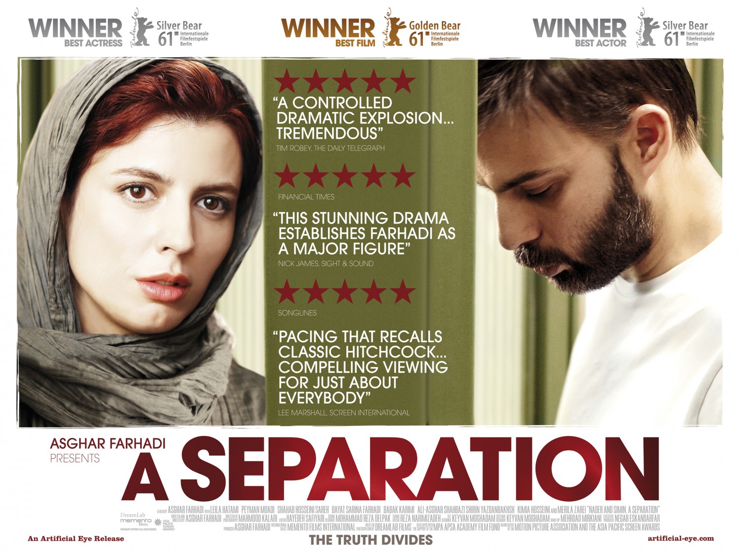 Extra Large Movie Poster Image for Nader and Simin, a Separation (#8 of 10)