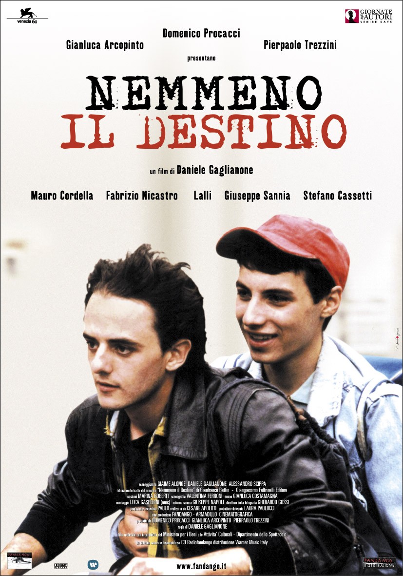 Extra Large Movie Poster Image for Nemmeno il destino 