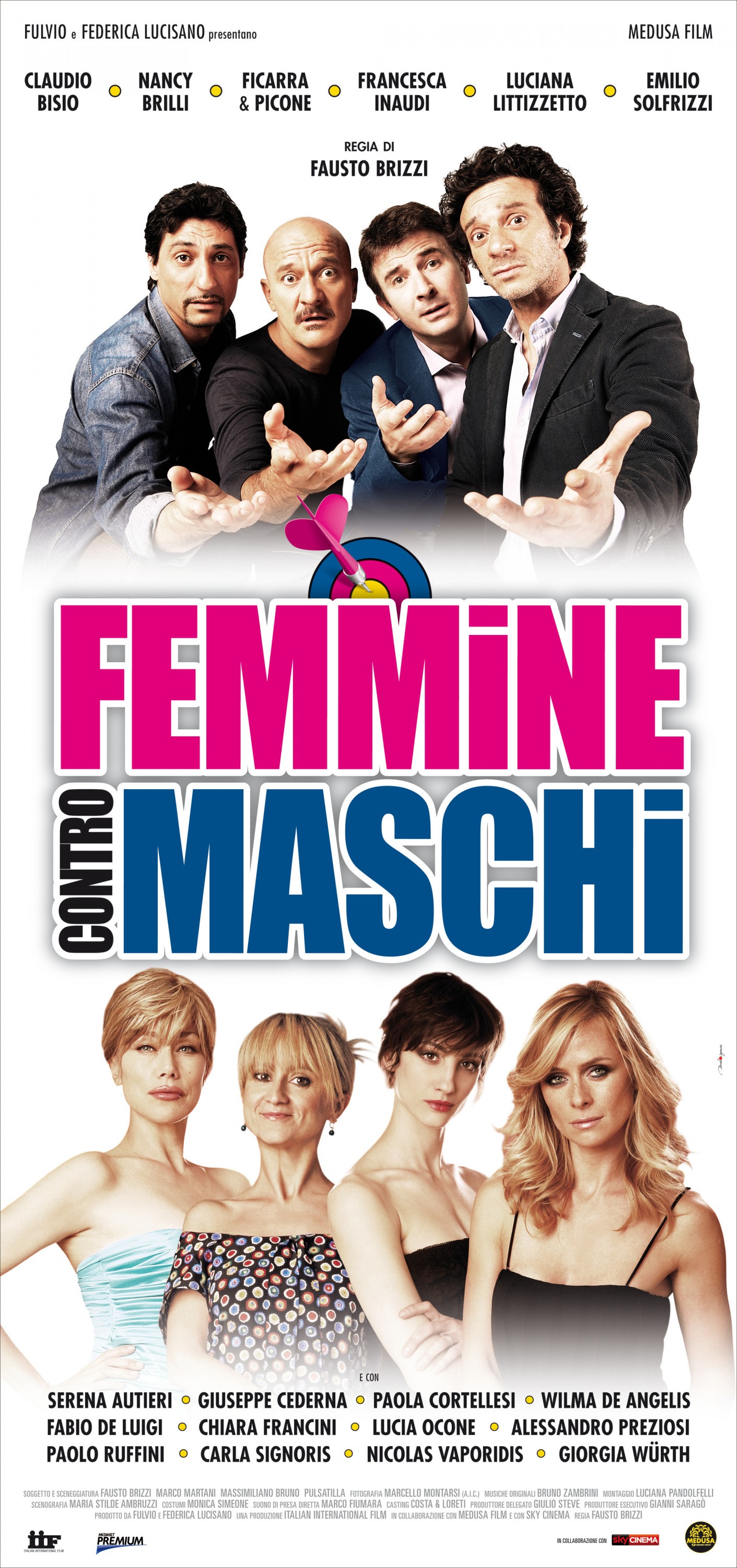 Mega Sized Movie Poster Image for Femmine contro maschi 