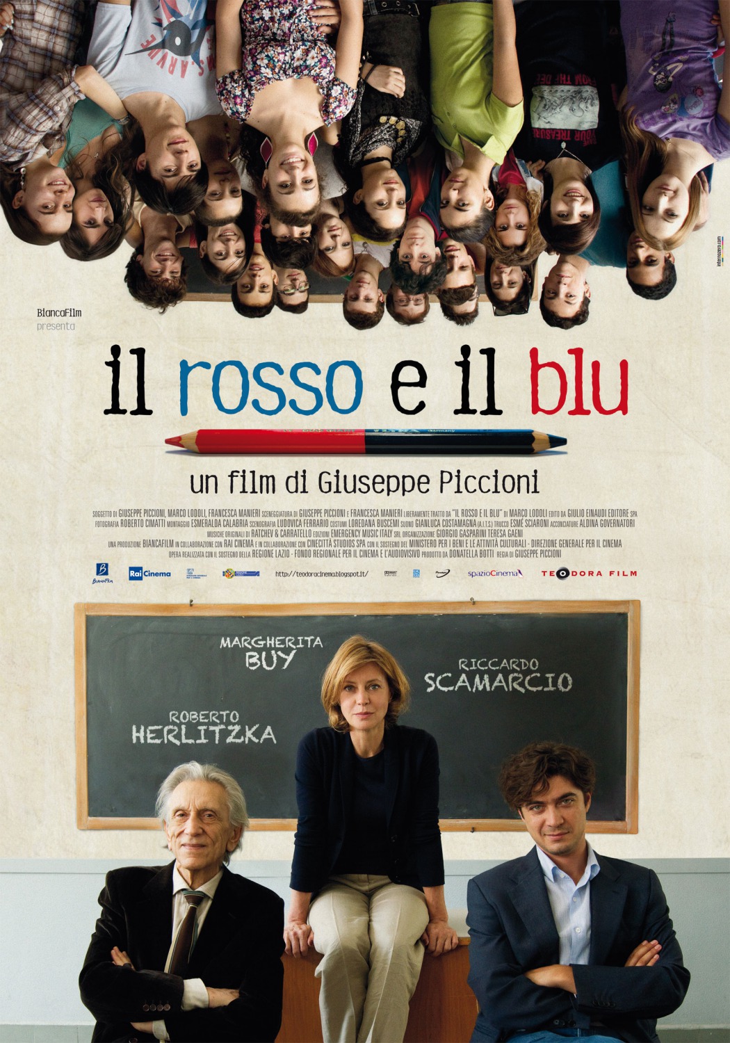 Extra Large Movie Poster Image for Il rosso e il blu 
