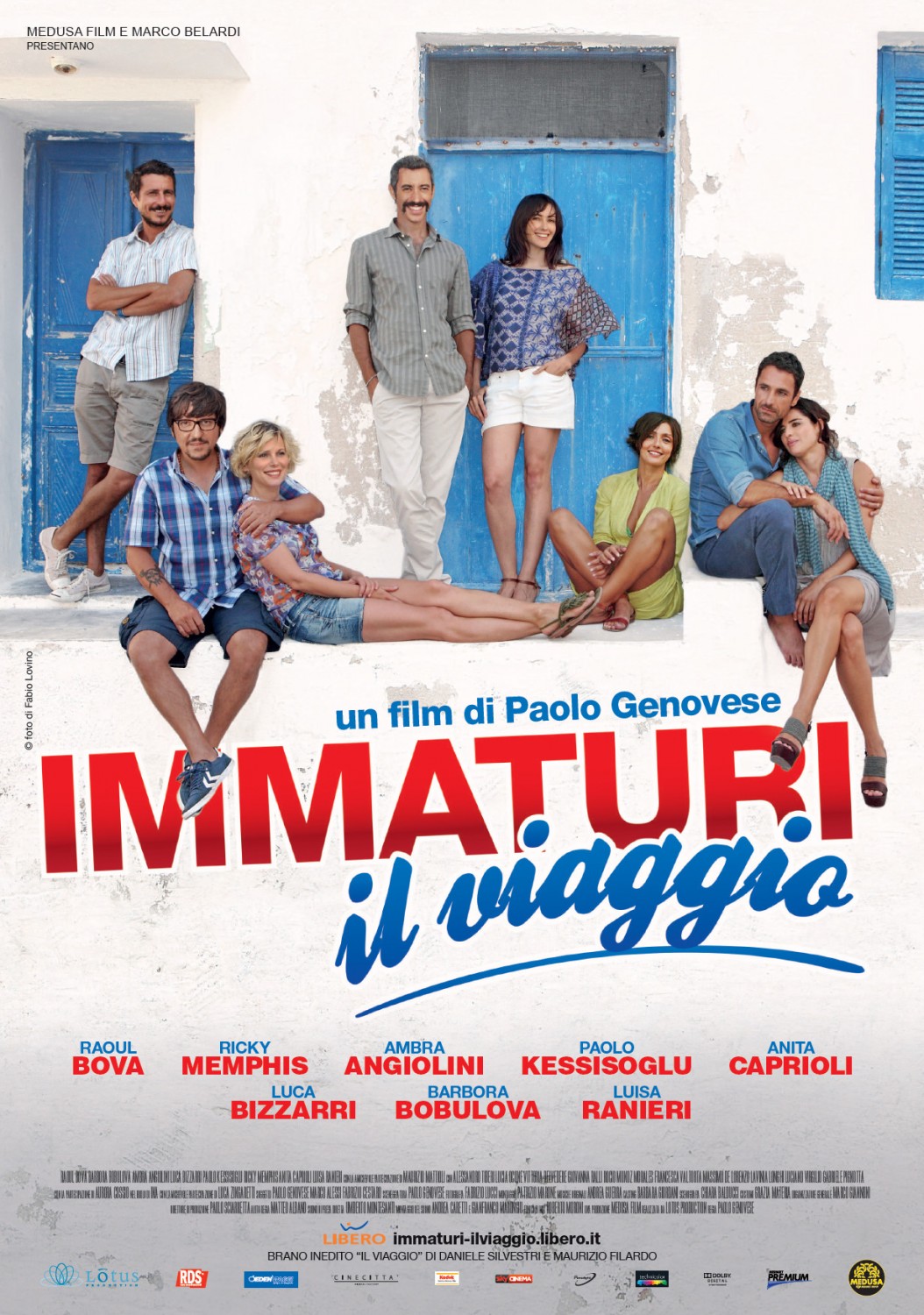 Extra Large Movie Poster Image for Immaturi - Il viaggio 
