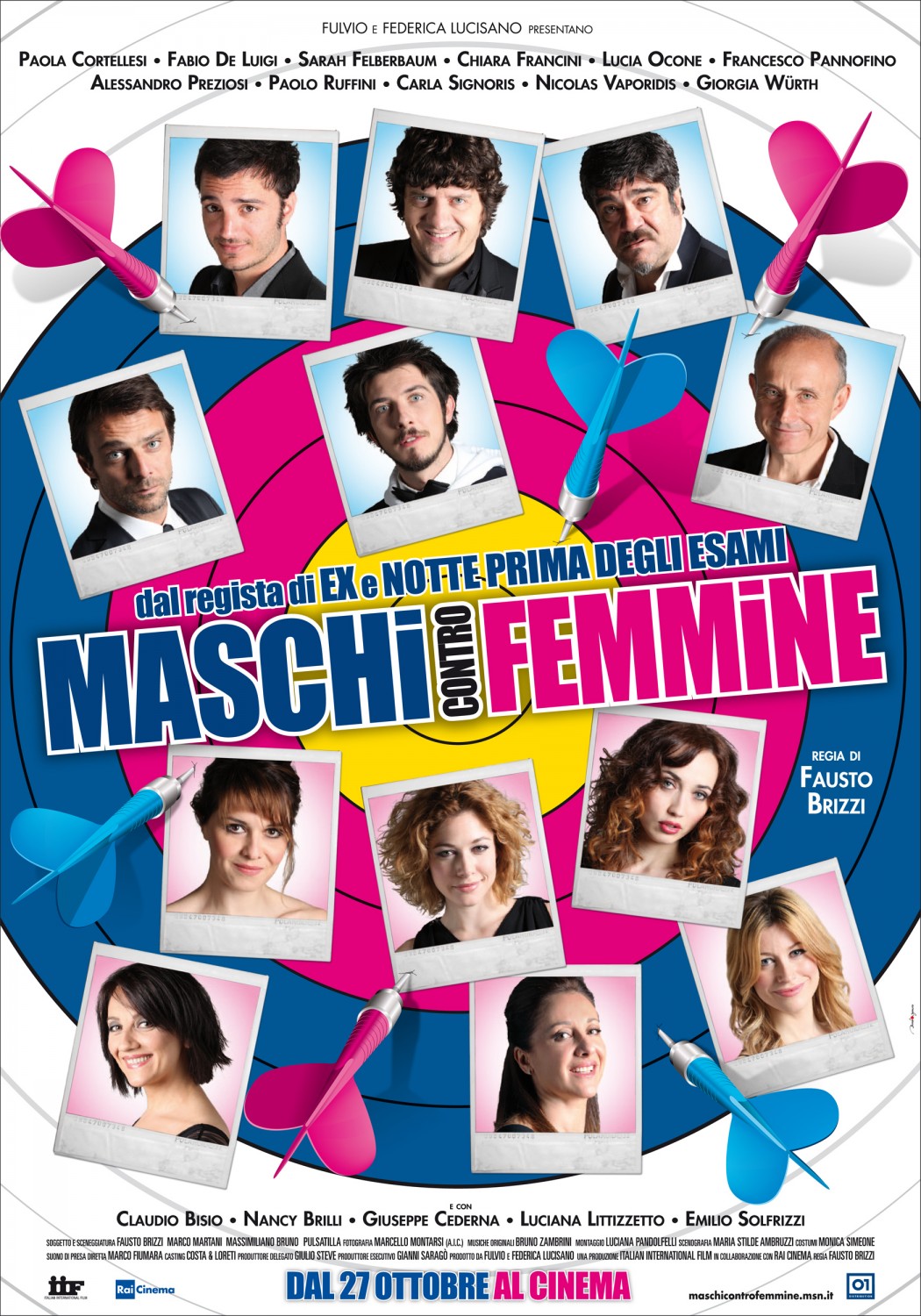 Extra Large Movie Poster Image for Maschi contro femmine 