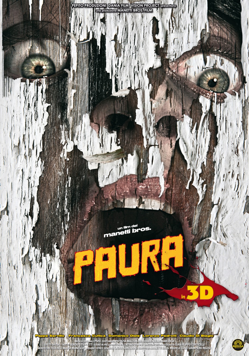 Extra Large Movie Poster Image for Paura 3D 