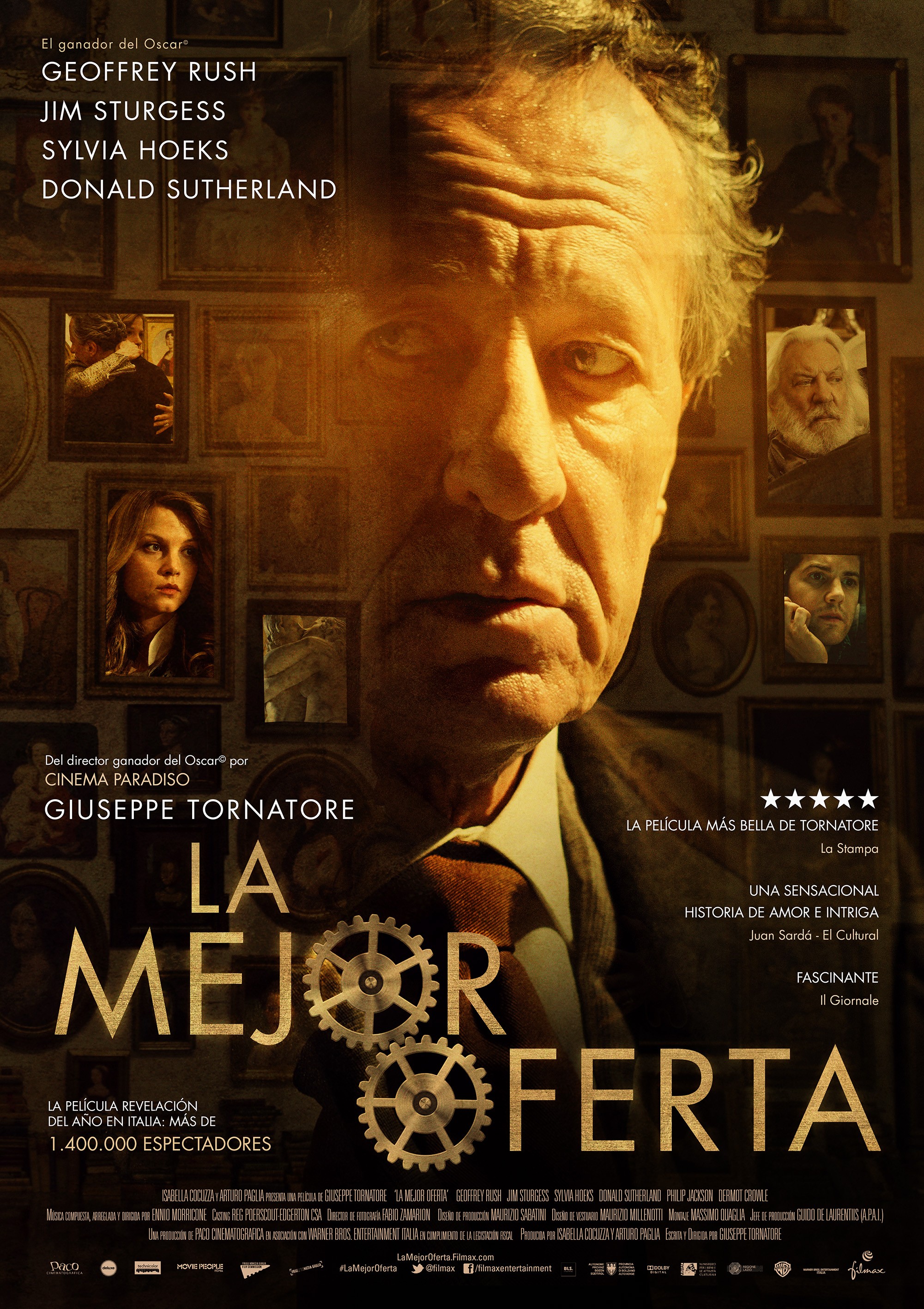 Mega Sized Movie Poster Image for La migliore offerta (#2 of 4)
