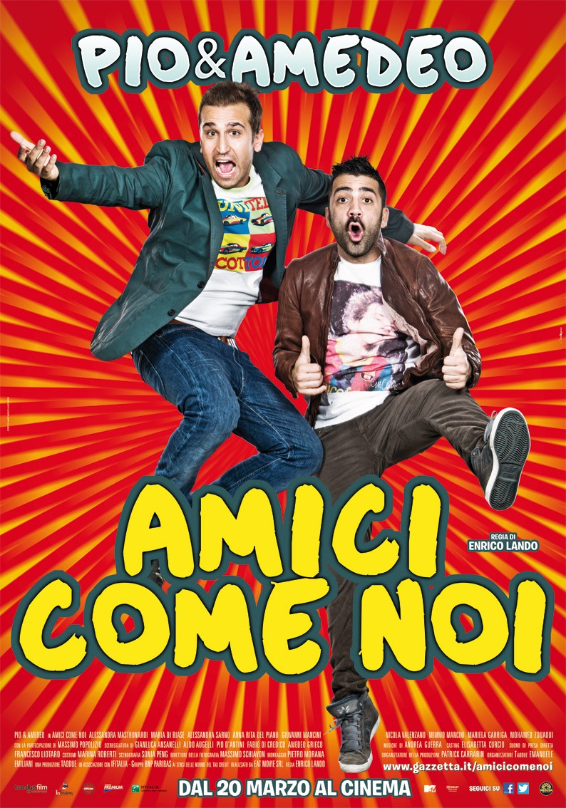Extra Large Movie Poster Image for Amici come noi 