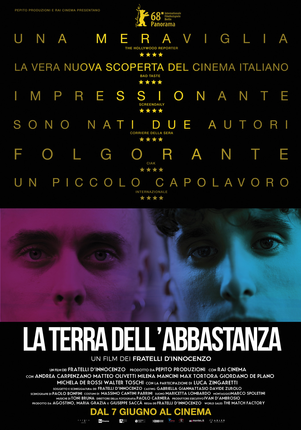 Extra Large Movie Poster Image for La terra dell'abbastanza 