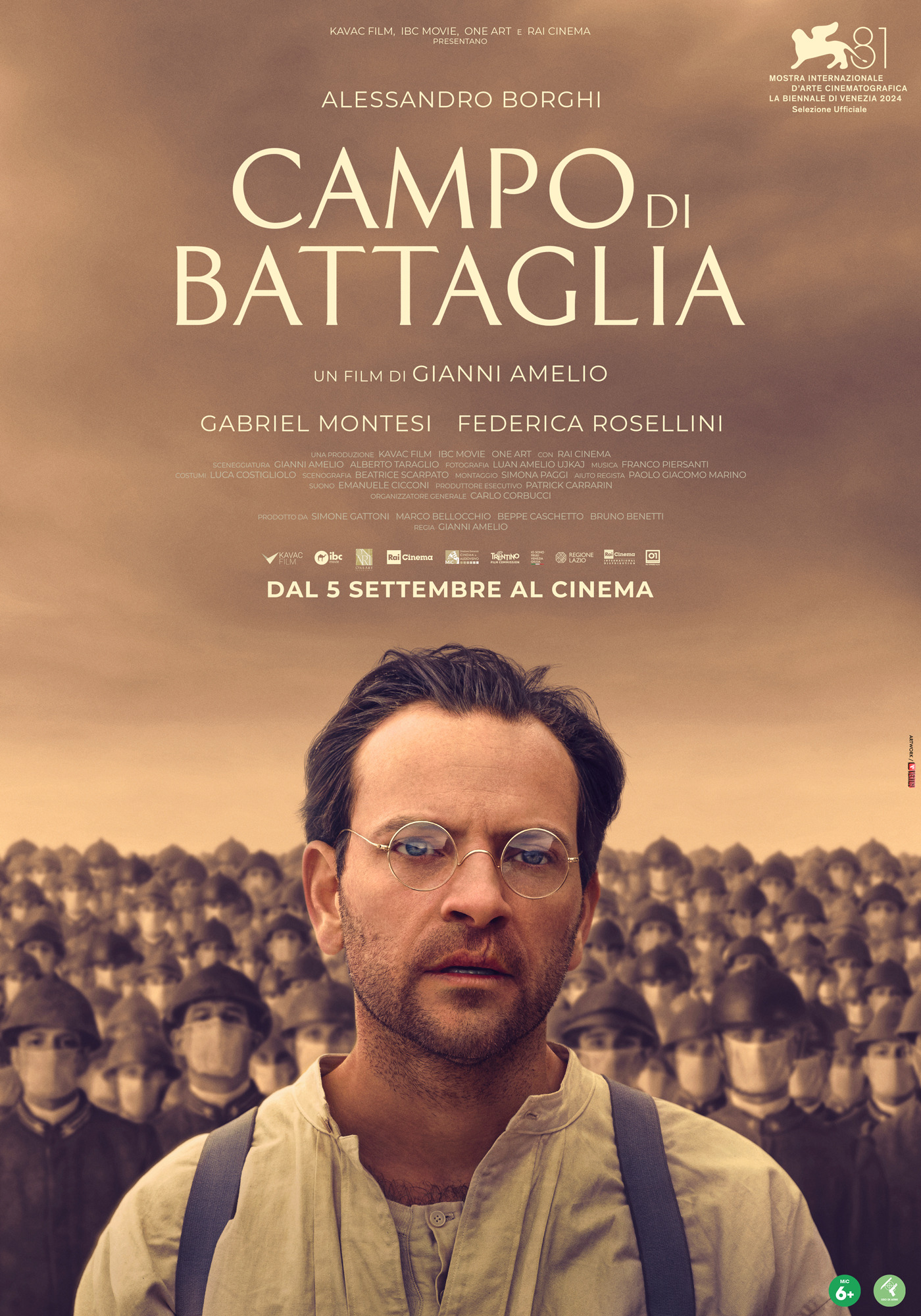 Mega Sized Movie Poster Image for Campo di battaglia 