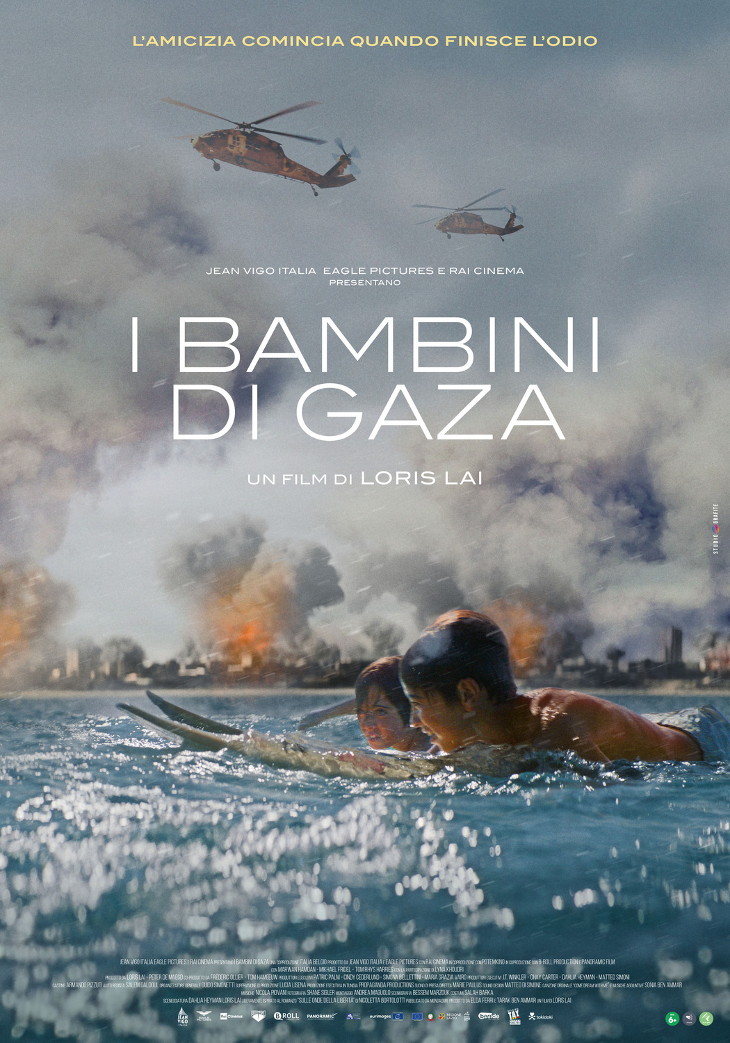 Extra Large Movie Poster Image for I bambini di Gaza - Sulle onde della libertà 