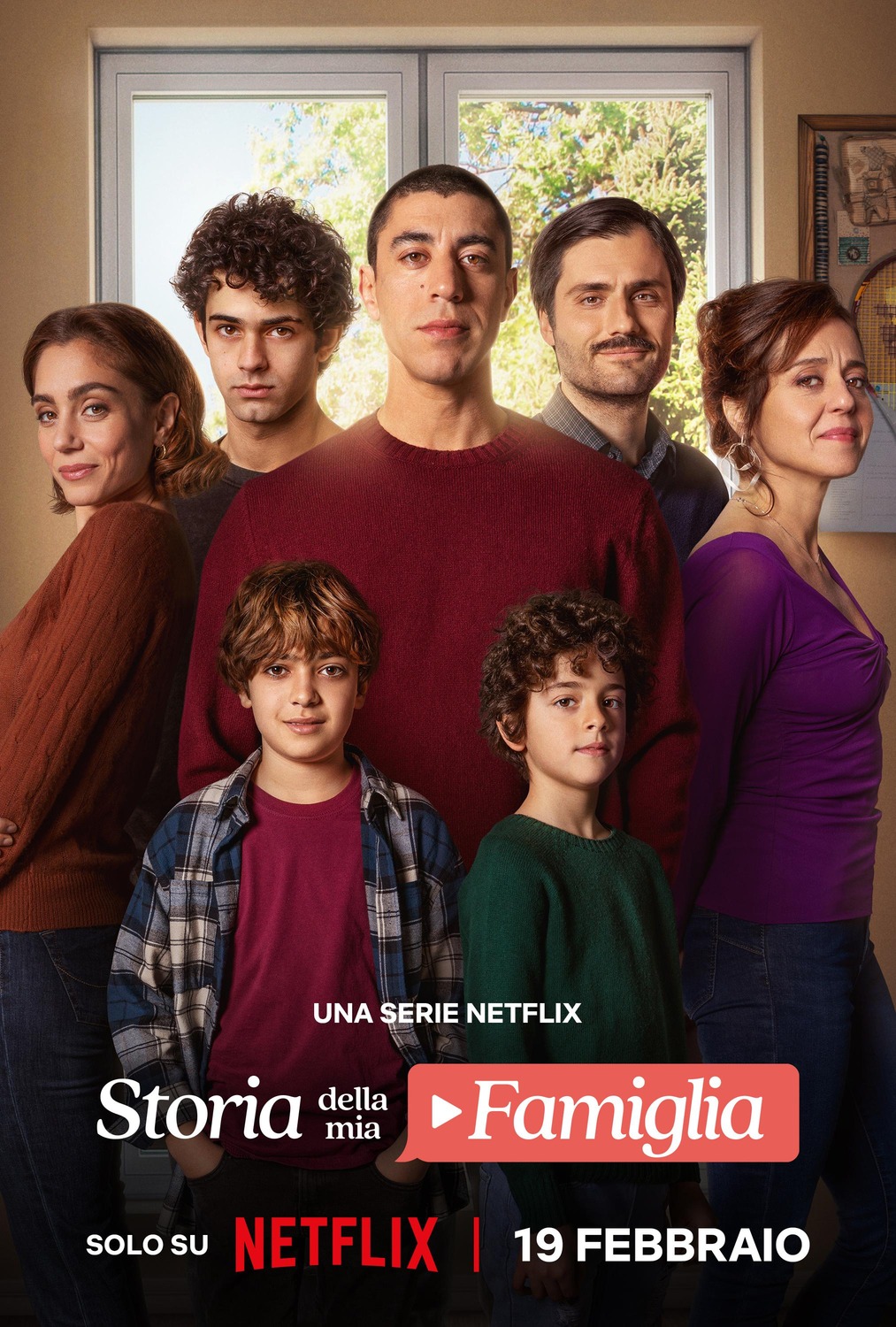 Extra Large TV Poster Image for Storia della mia famiglia 