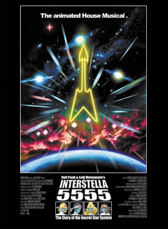 Interstella 5555: The 5tory of the 5ecret 5tar 5ystem Movie Poster