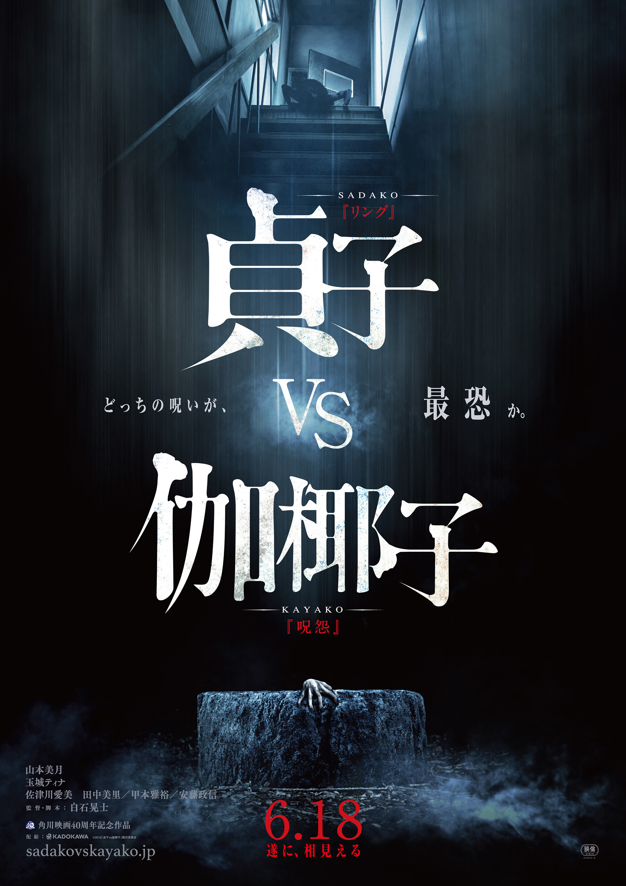 Mega Sized Movie Poster Image for Sadako vs. Kayako (#3 of 3)
