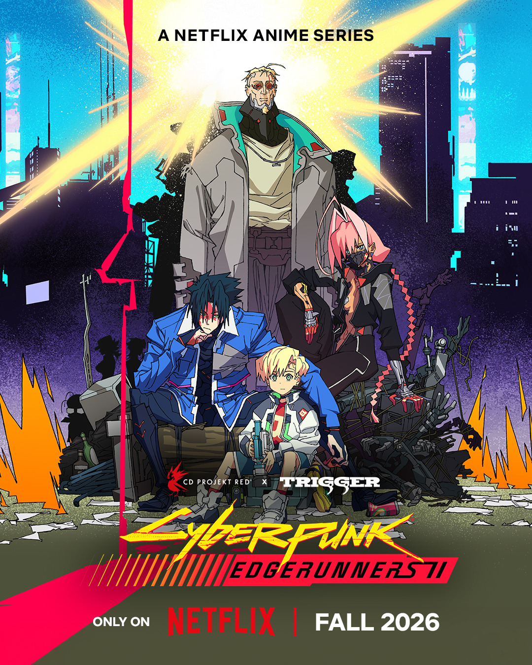 Extra Large TV Poster Image for Cyberpunk: Edgerunners (#8 of 8)
