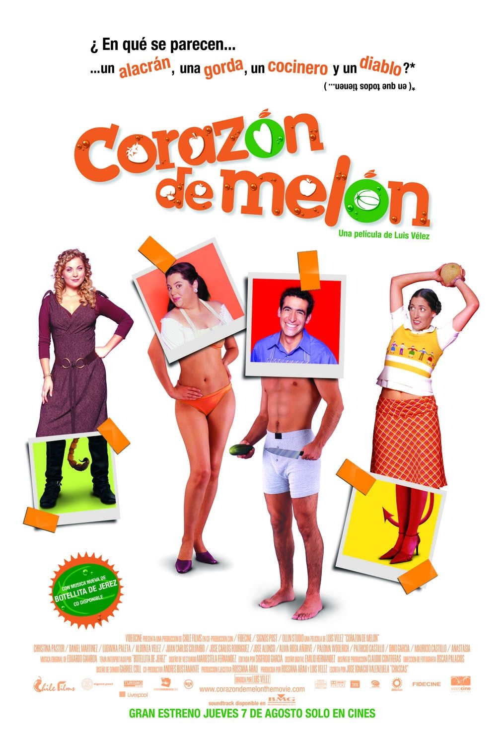 Extra Large Movie Poster Image for Corazón de melón 