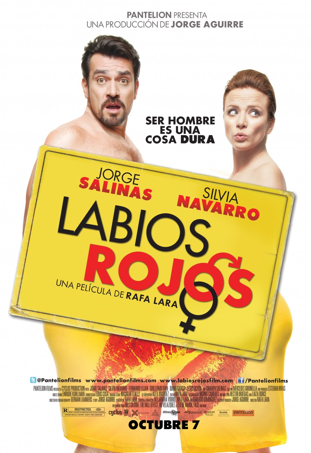Extra Large Movie Poster Image for Labios Rojos (#2 of 2)