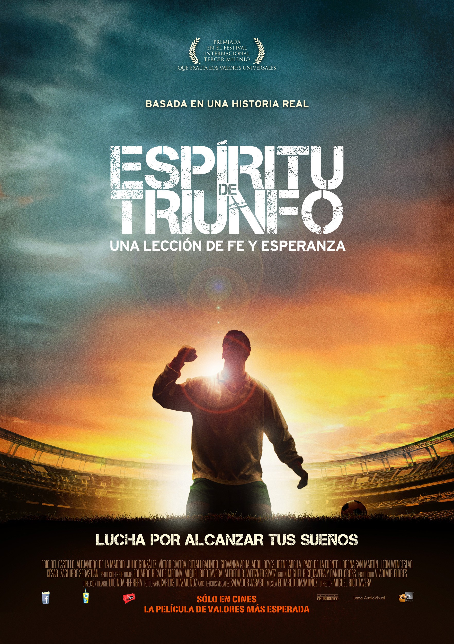 Mega Sized Movie Poster Image for Espíritu de triunfo 