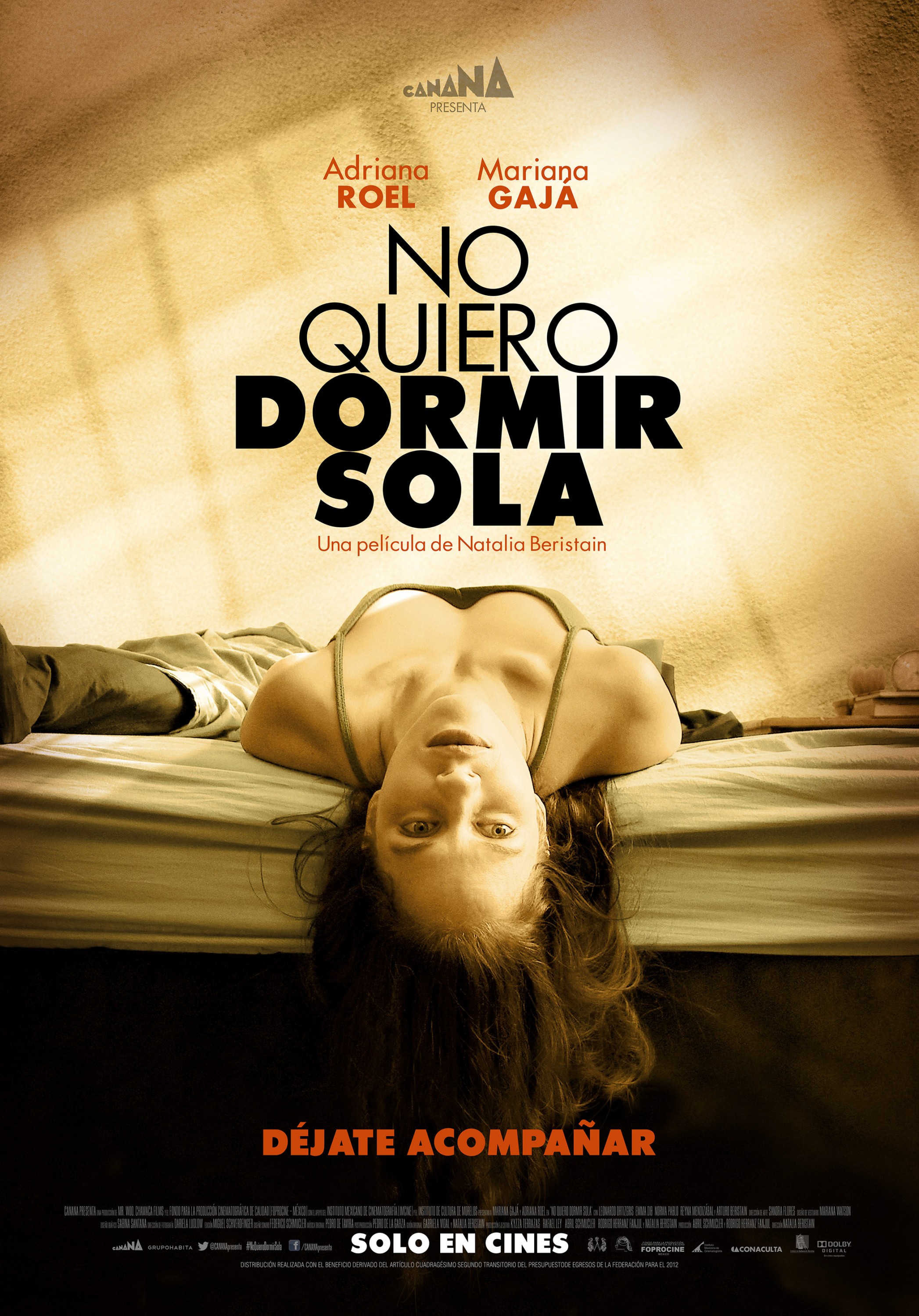 Mega Sized Movie Poster Image for No quiero dormir sola (#2 of 2)