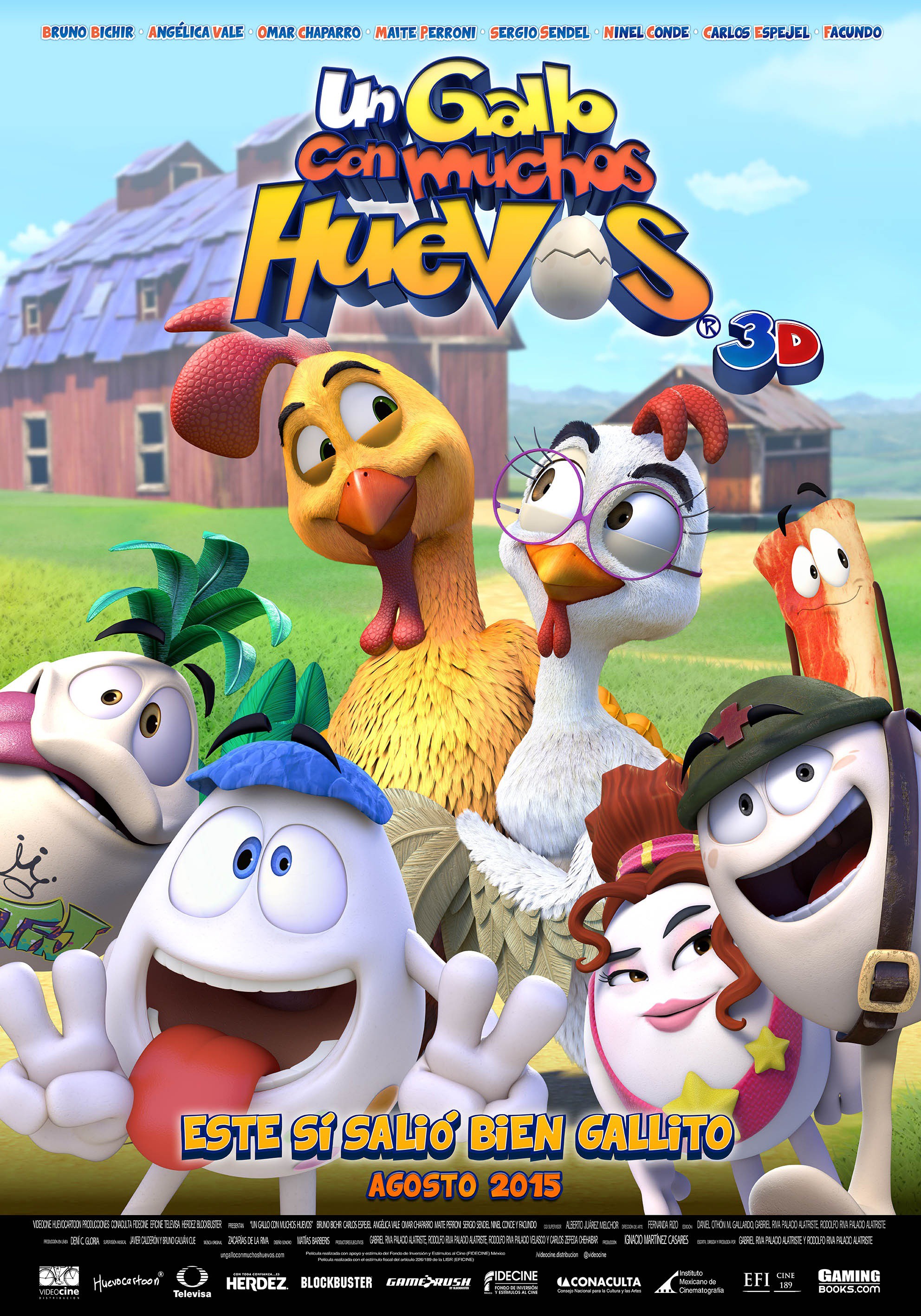 Mega Sized Movie Poster Image for Un gallo con muchos huevos 